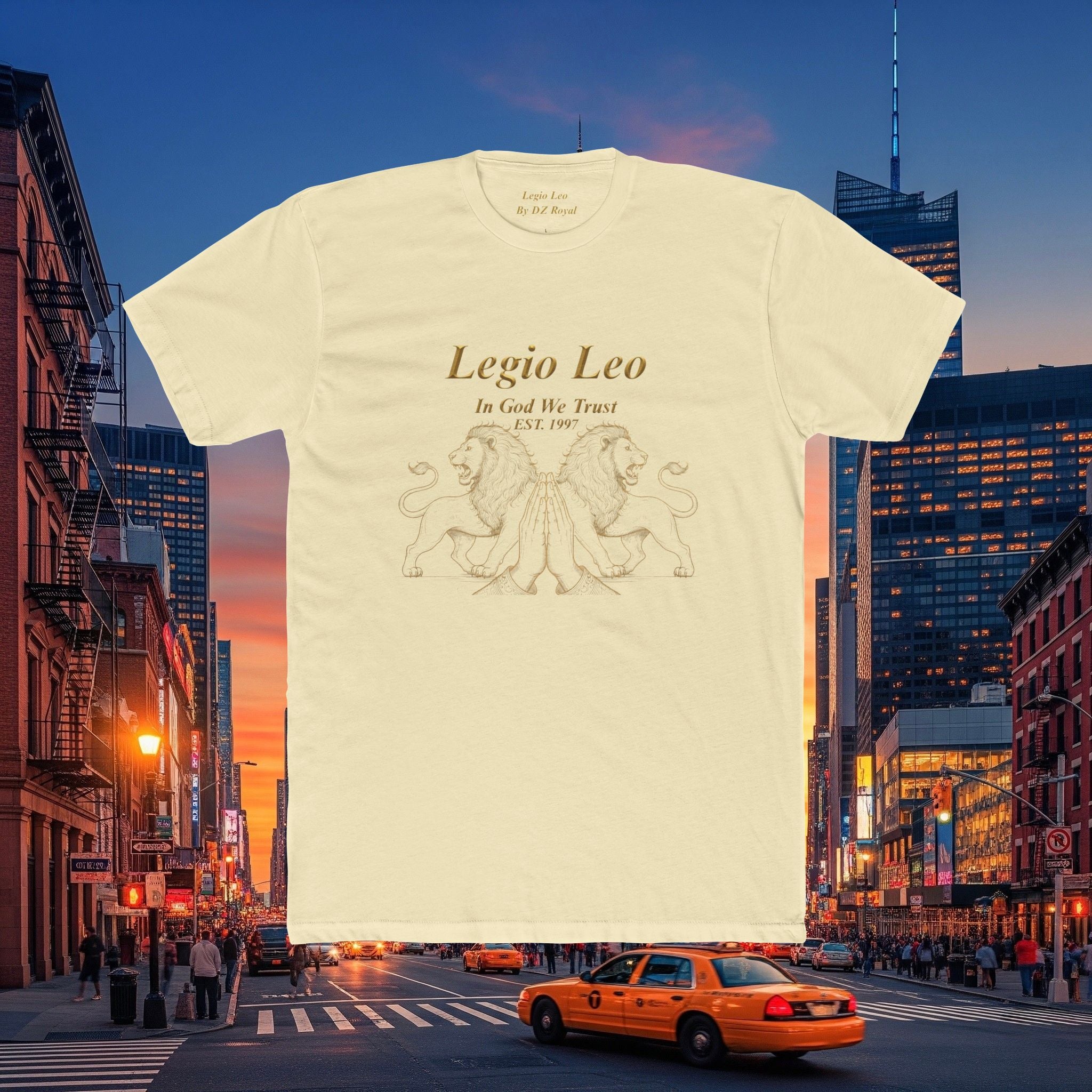 Legio Leo Cotton Crew Tee | Guardian Design