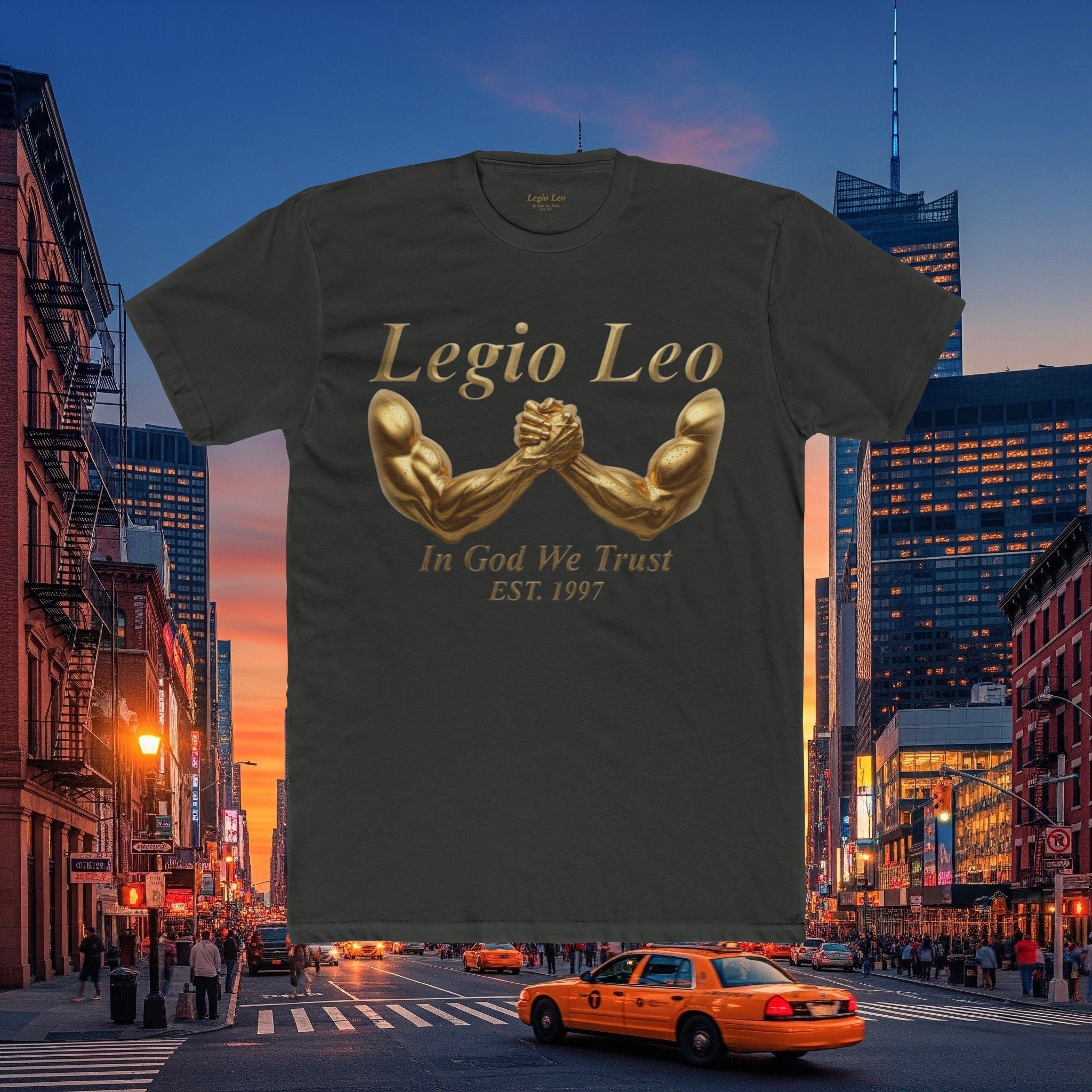T‑Shirt — 'Legio Leo and In God We Trust Show of Strength Tee