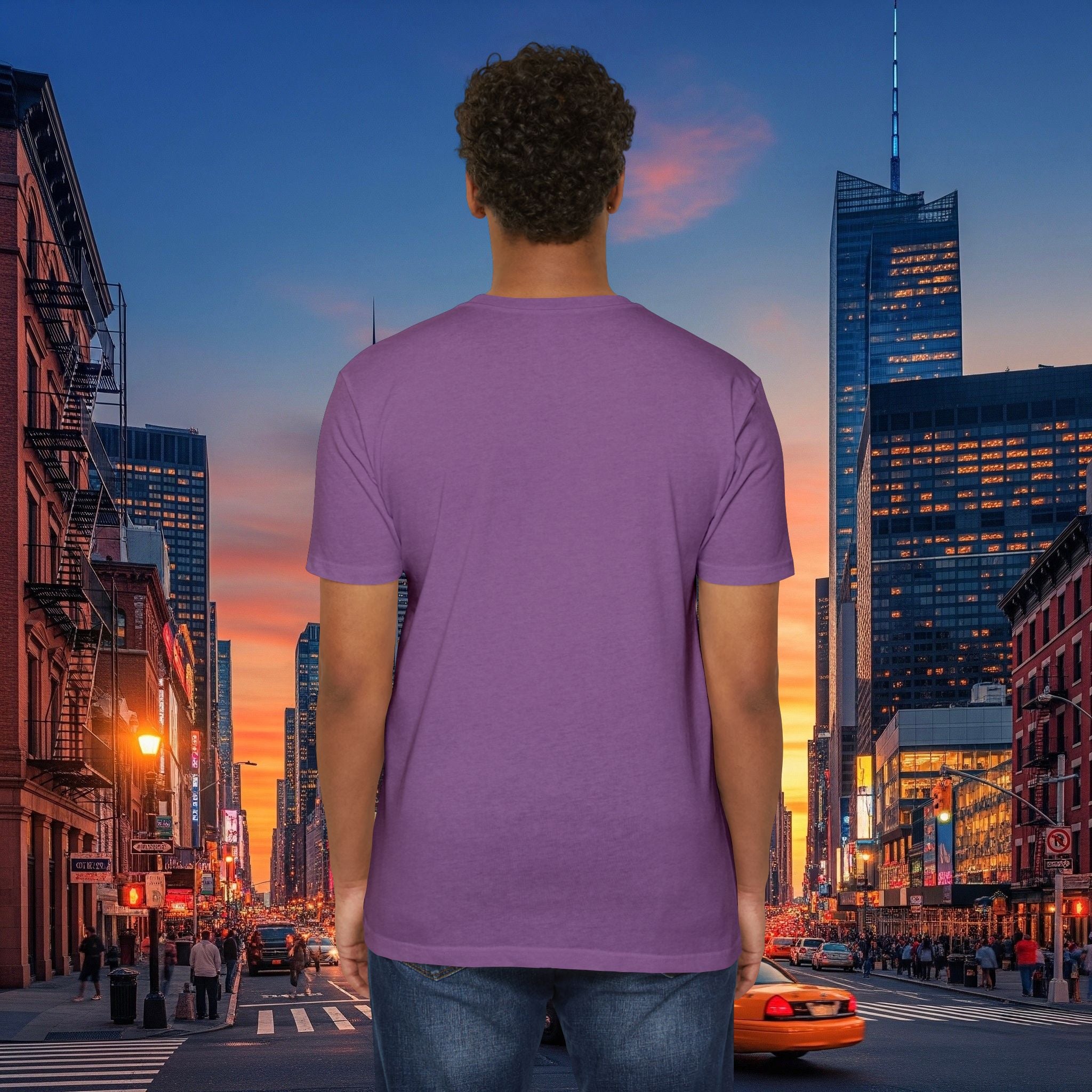 Classic Plain T‑Shirt — Unisex CVC Jersey Tee