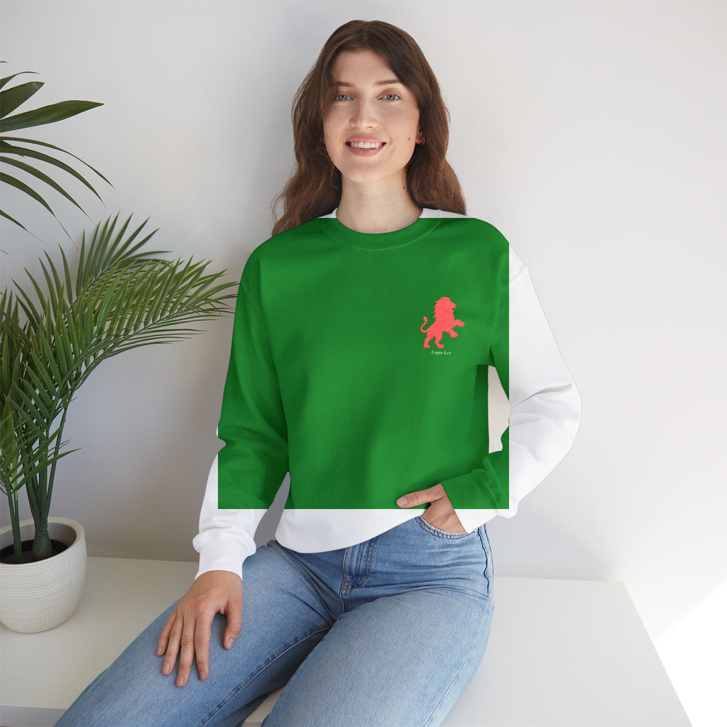 Legio Leo by DZ Royal Crewneck Sweatshirt | Mighty Lion Embroidered