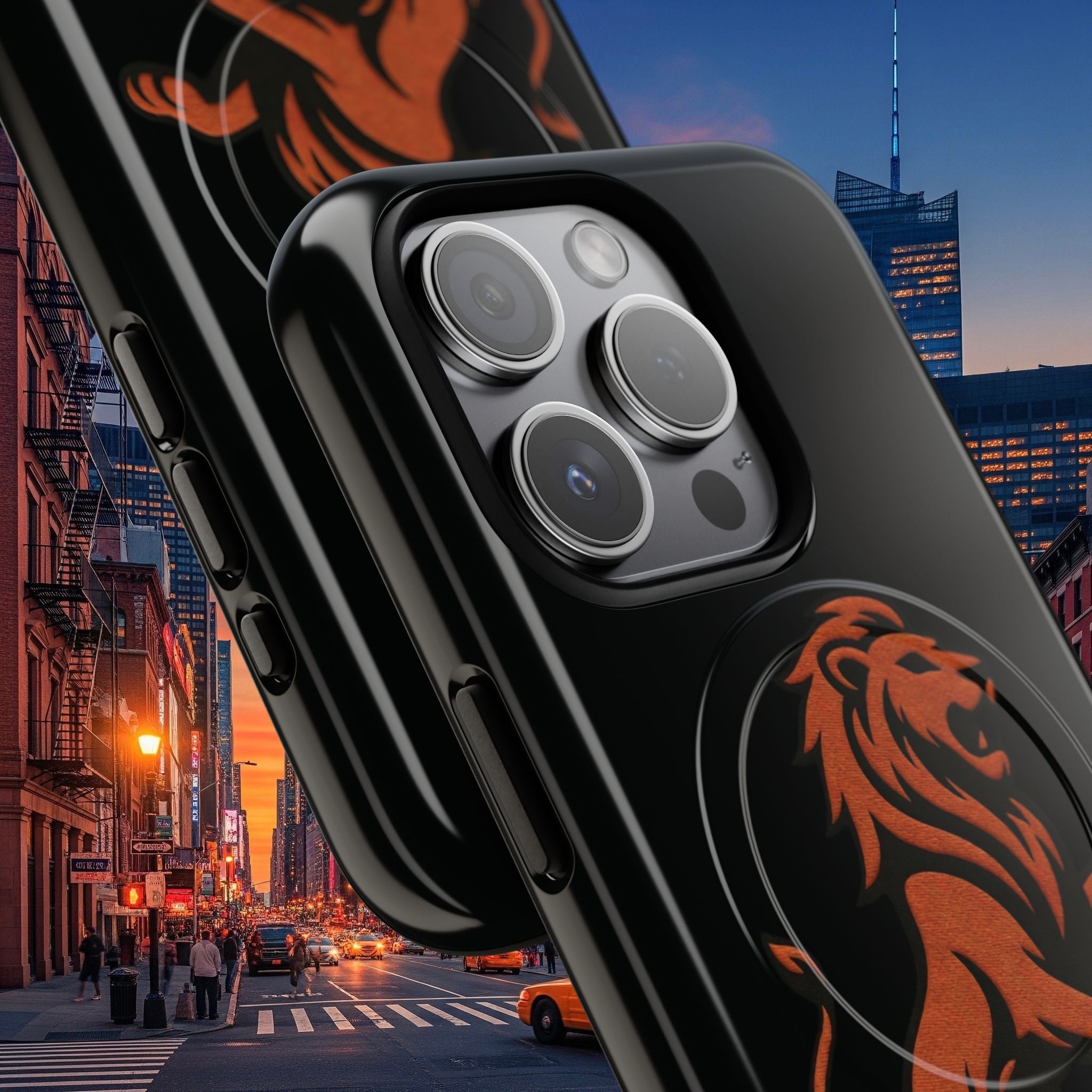 Tough Magnetic Phone Cases - Embrace Strength and Style, Legio Leo by DZ Royal Design, Durable Protection