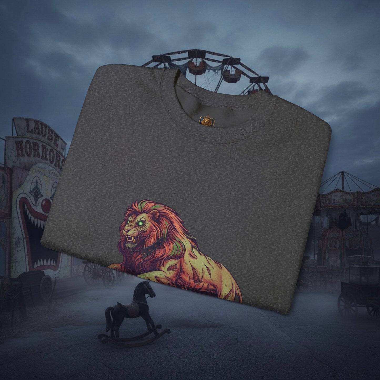 Undead Legio Leo by DZ Royal Crewneck Sweatshirt (Halloween Edition)
