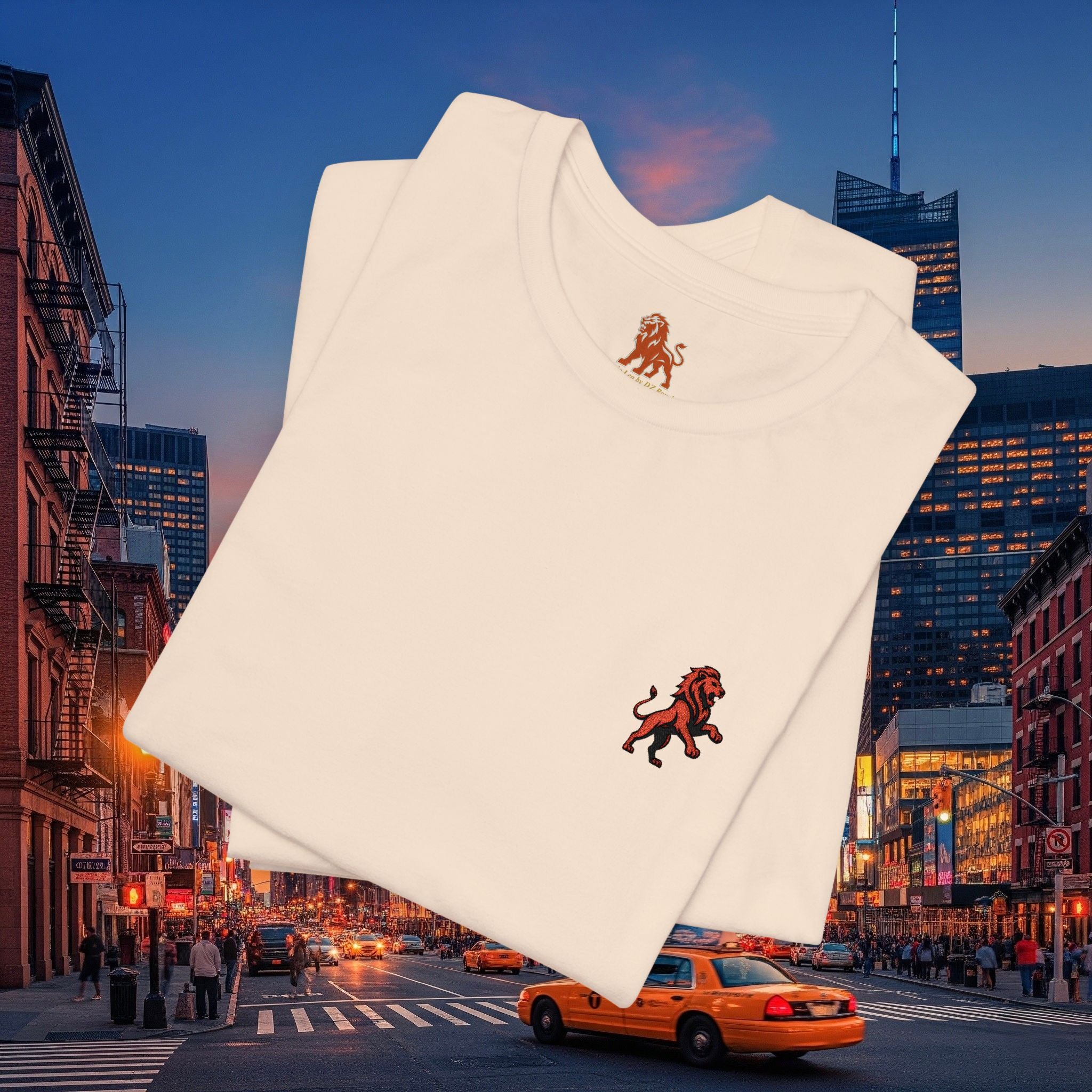 Classic Legio Leo by DZ Royal Tee — Legio Leo Embroidered Short Sleeve T-Shirt