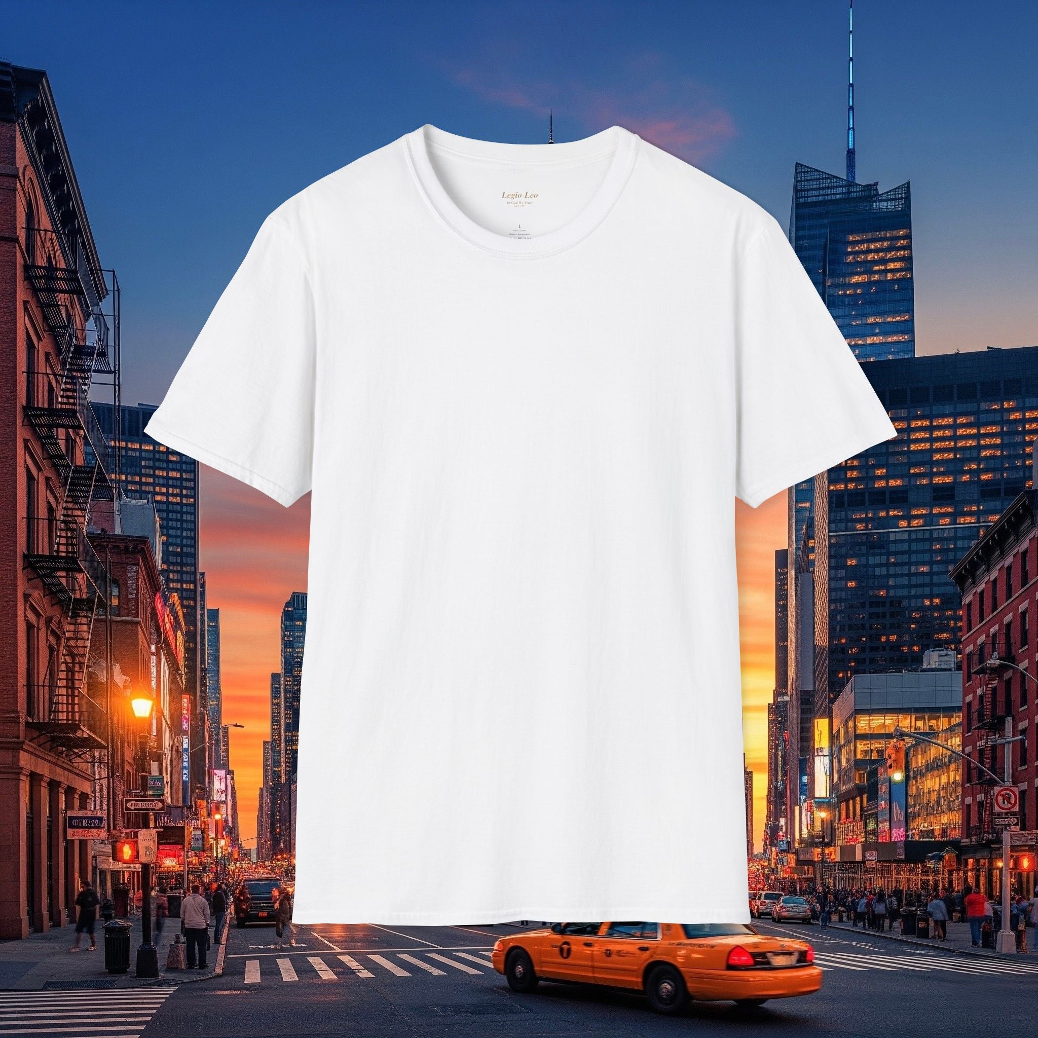 Plain T‑Shirt — Classic Basic Crewneck Tee