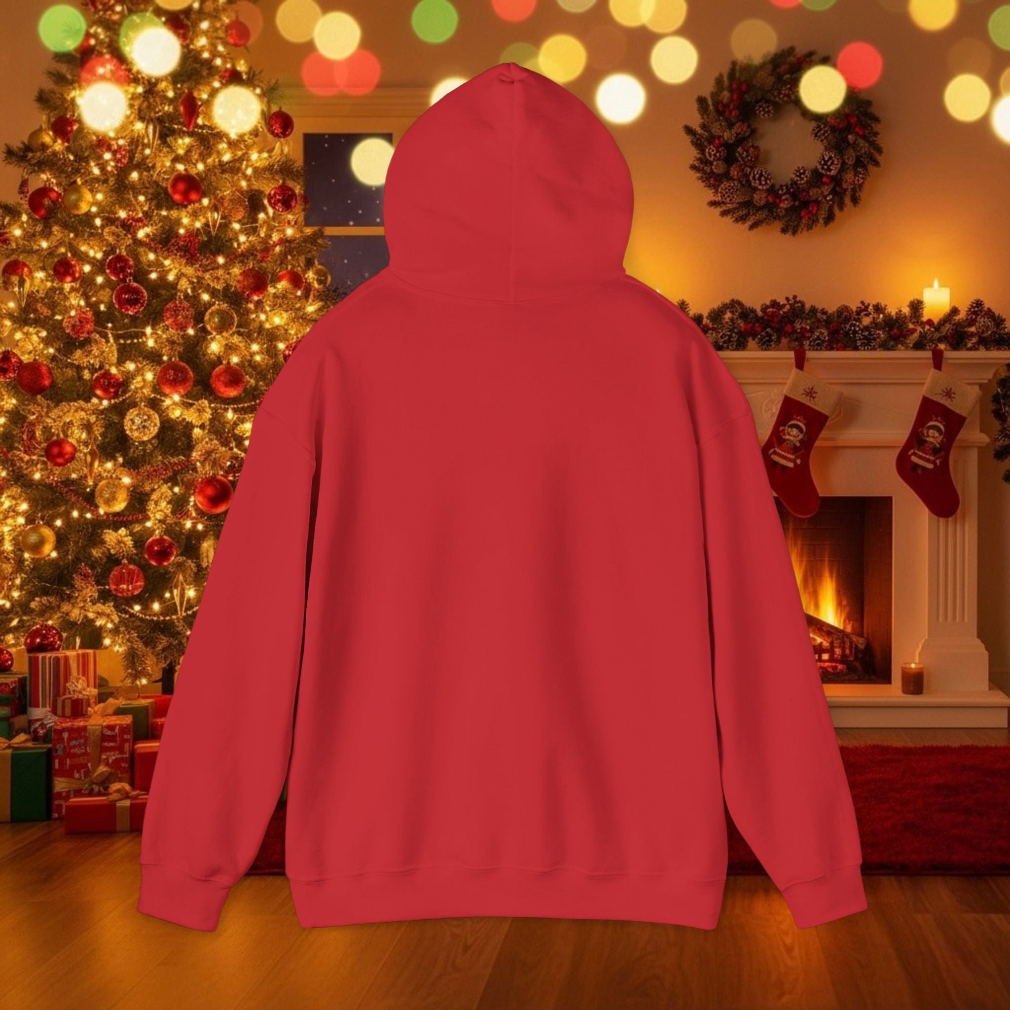 Christmas Holiday DZ Royal Cozy Unisex Hooded Sweatshirt