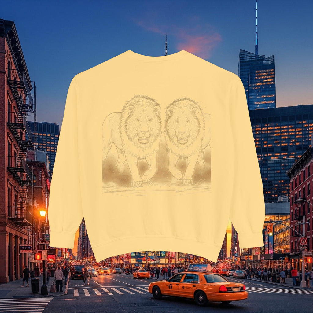 Legio Leo Sweatshirt – Minimal Gold Script Brothers 4 Life  Crewneck