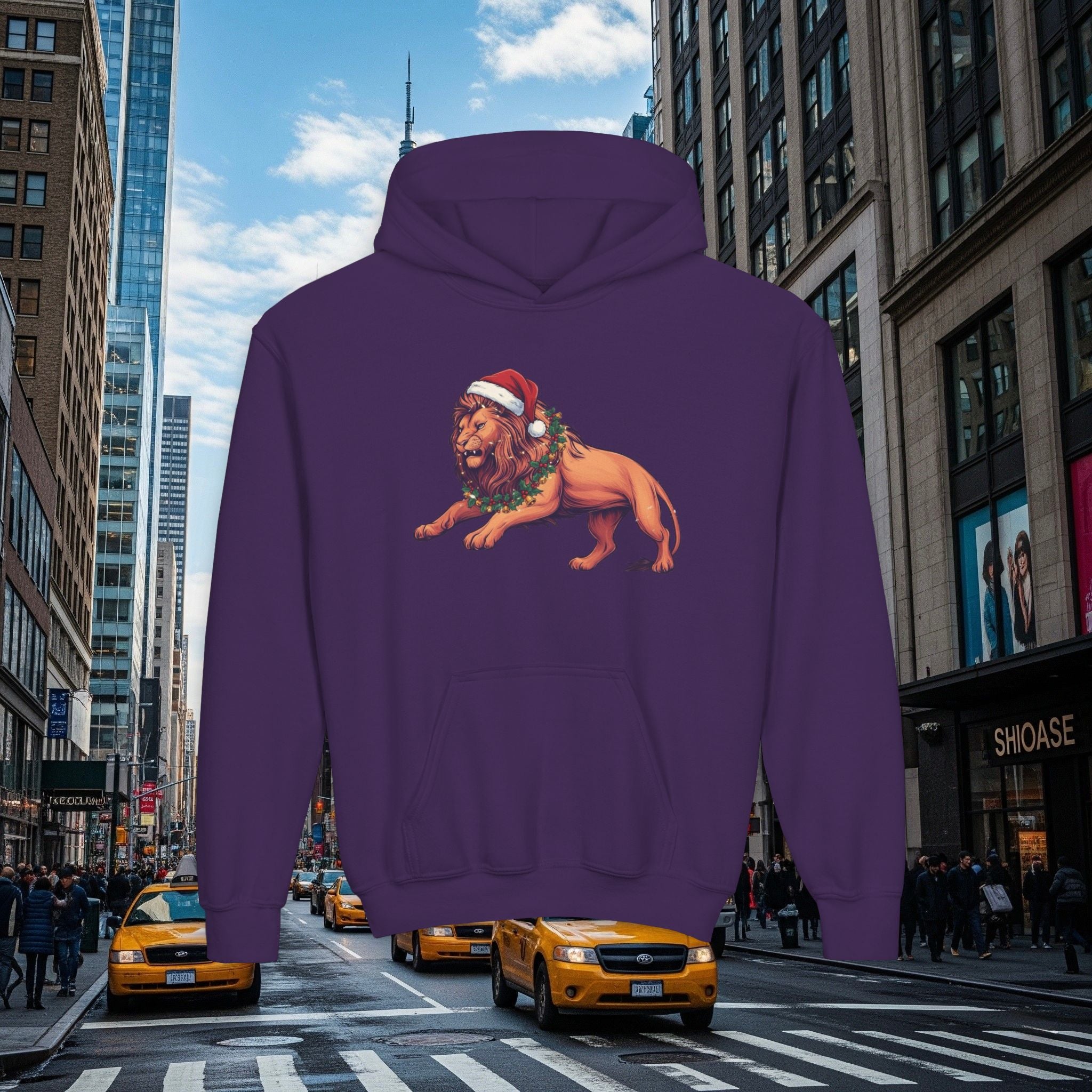 Christmas Legio Leo’s Youth Hoodie (Grown Lion)