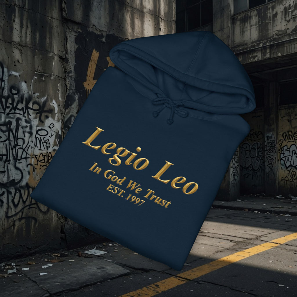 Legio Leo | In God We Trust | Unisex Heavyweight Hooded Sweatshirt