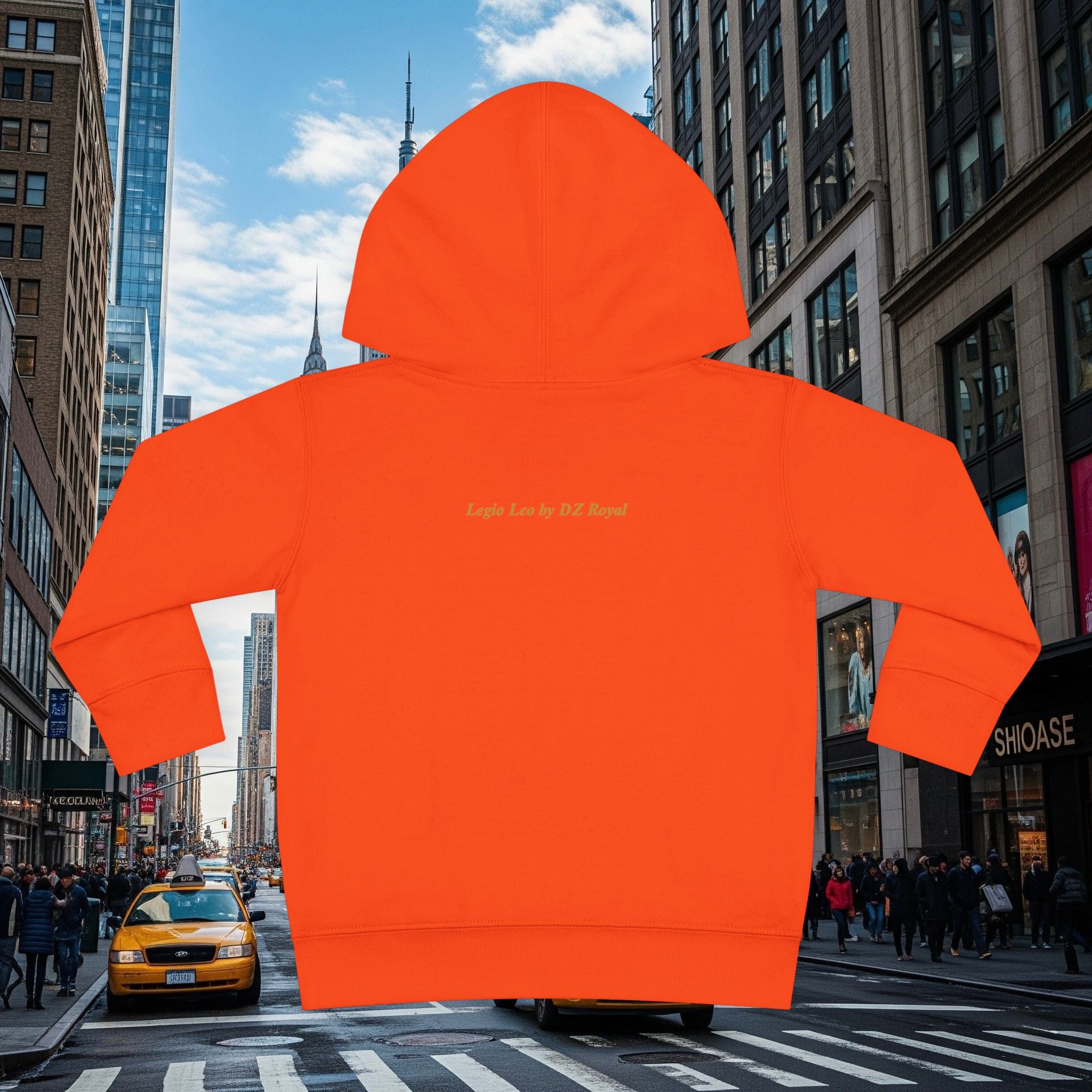 Legio Leo’s Toddler Pullover Fleece Hoodie (Grown Lion)