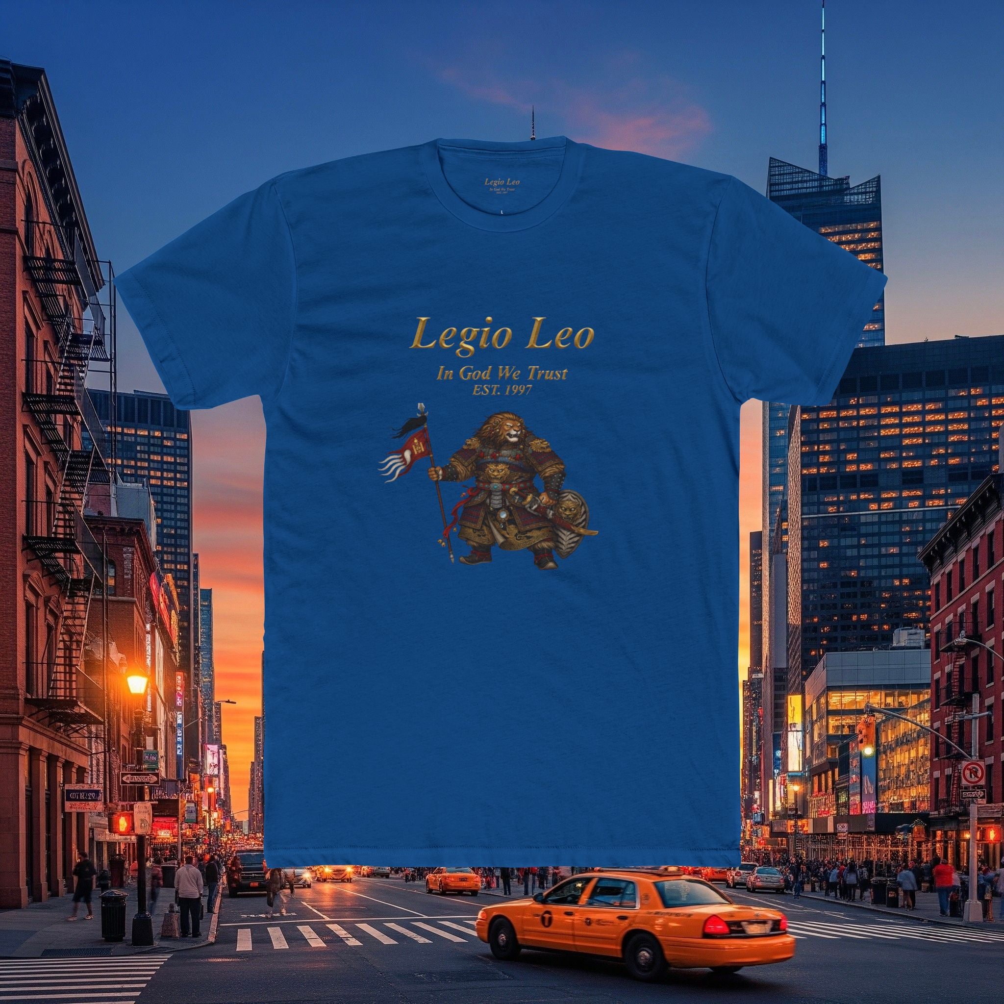 Legio Leo Cotton Crew Tee | Mongol Warrior Design