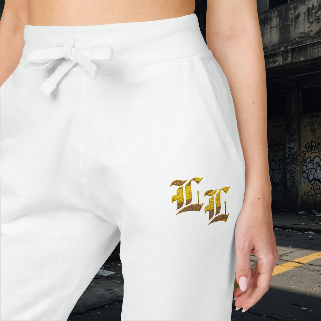 Legio Leo Embroidered Streetwear Fleece Sweatpants