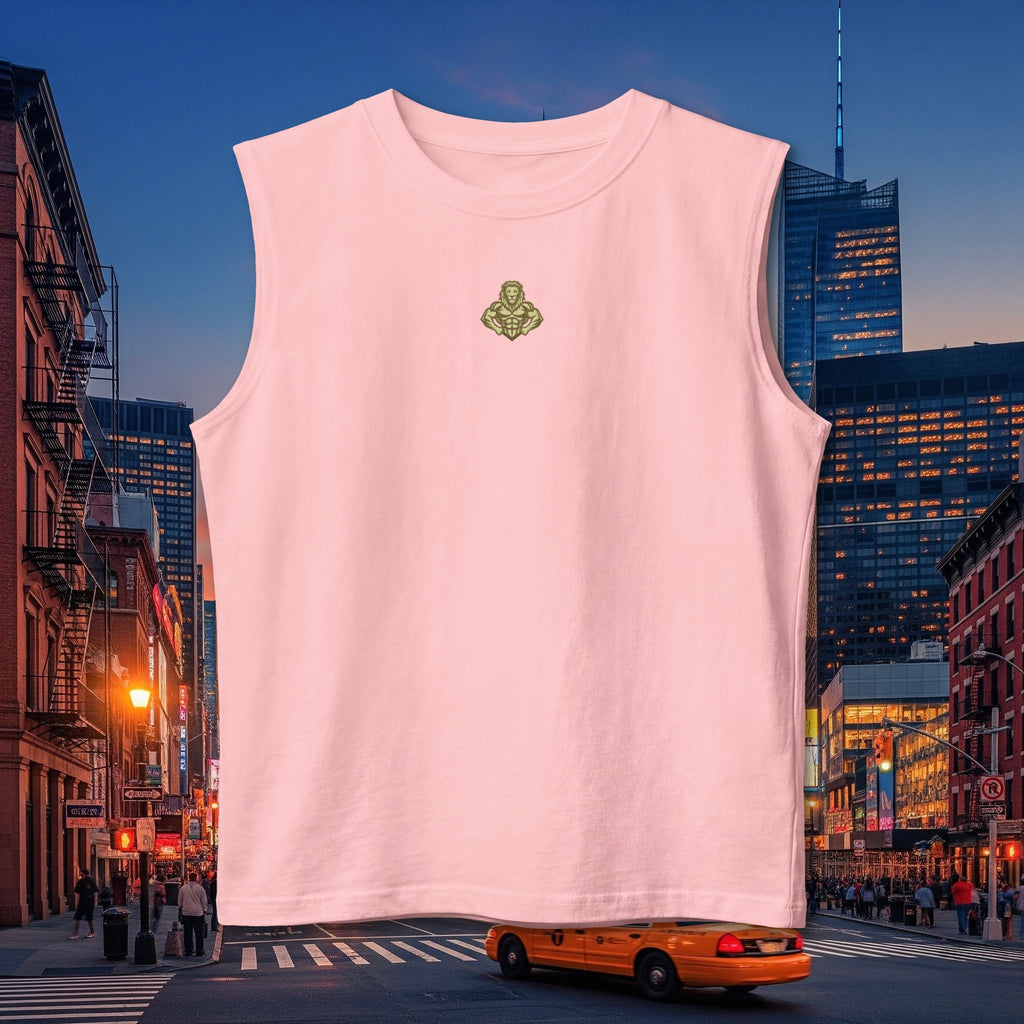 Muscle Tank — 'Elevate Your Legacy' Minimalist Gold Crest
