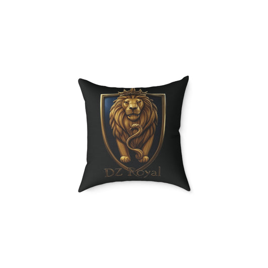 DZ Royal Square Poly Canvas Pillow