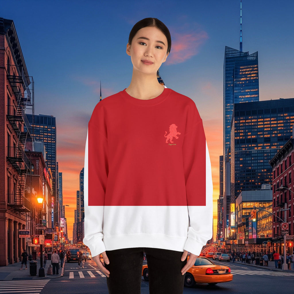 Legio Leo by DZ Royal Crewneck Sweatshirt | Mighty Lion Embroidered