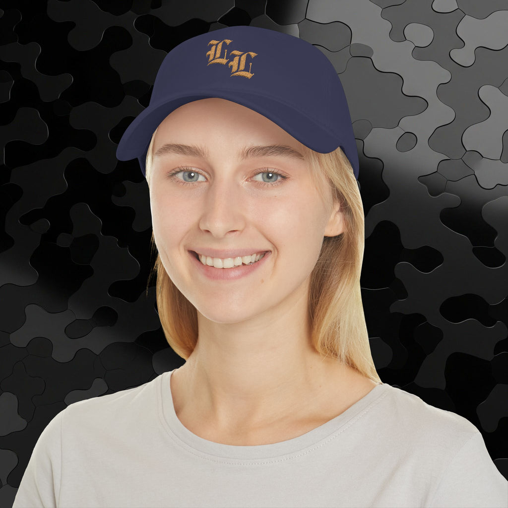 Low Profile Baseball Cap Old English 'LL' Embroidery