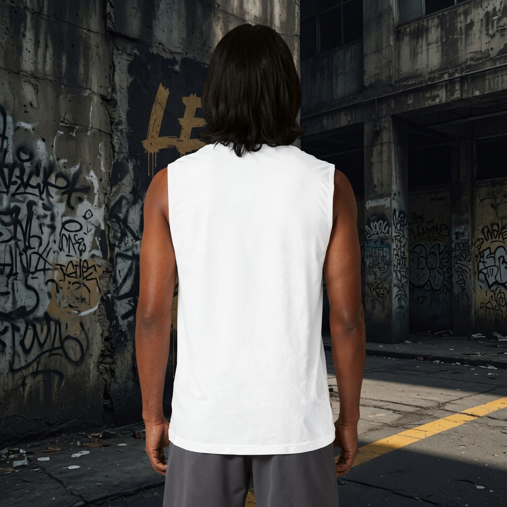 American Flag Muscle Tank — USA Vintage Patriotic Tank