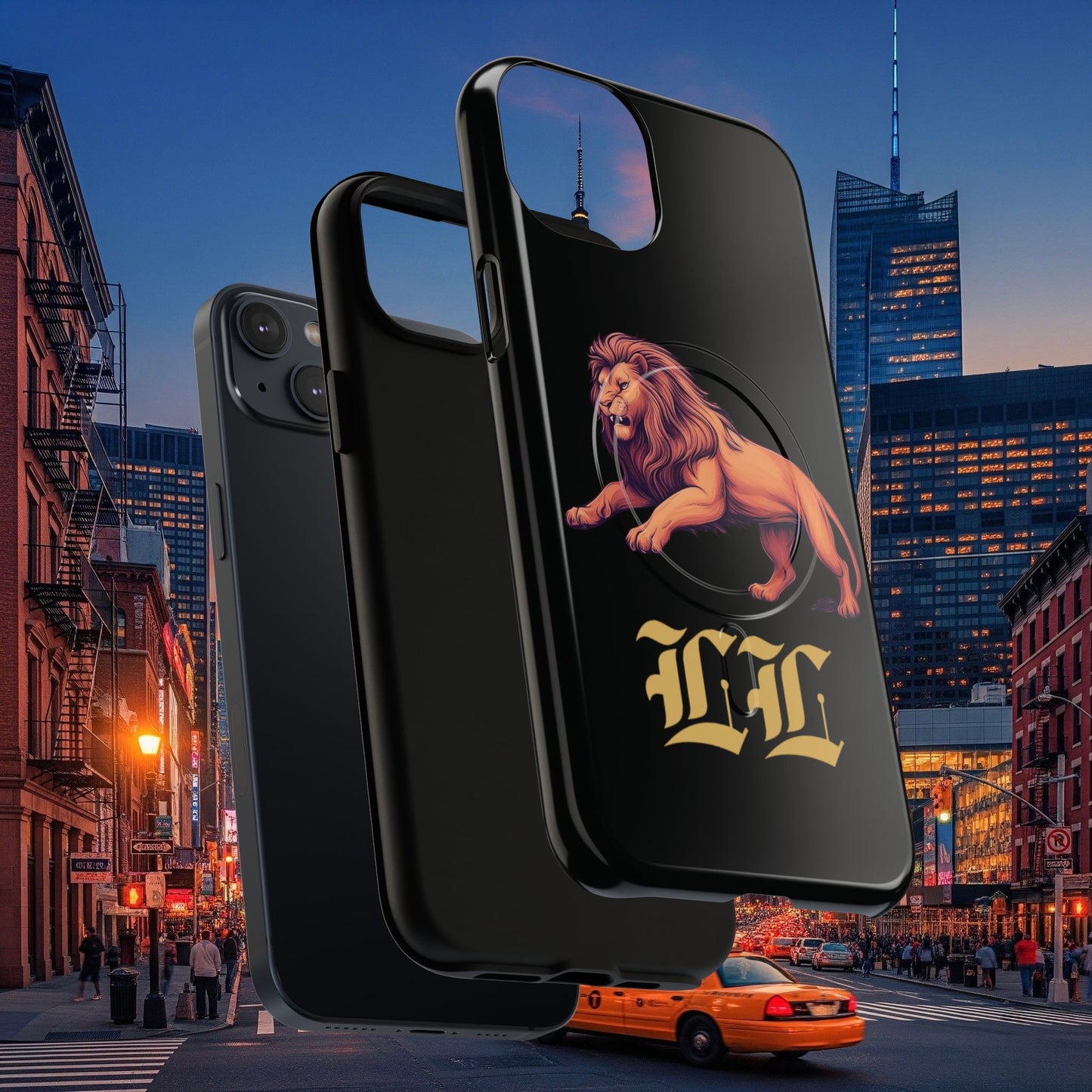 Tough Magnetic Phone Cases - Embrace Strength and Style, Legio Leo by DZ Royal Design, Durable Protection