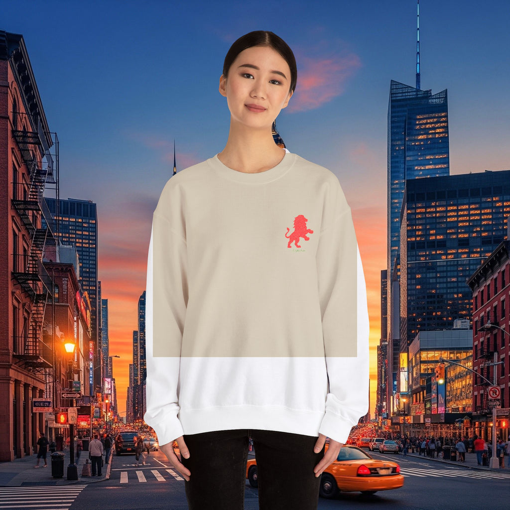 Legio Leo by DZ Royal Crewneck Sweatshirt | Mighty Lion Embroidered