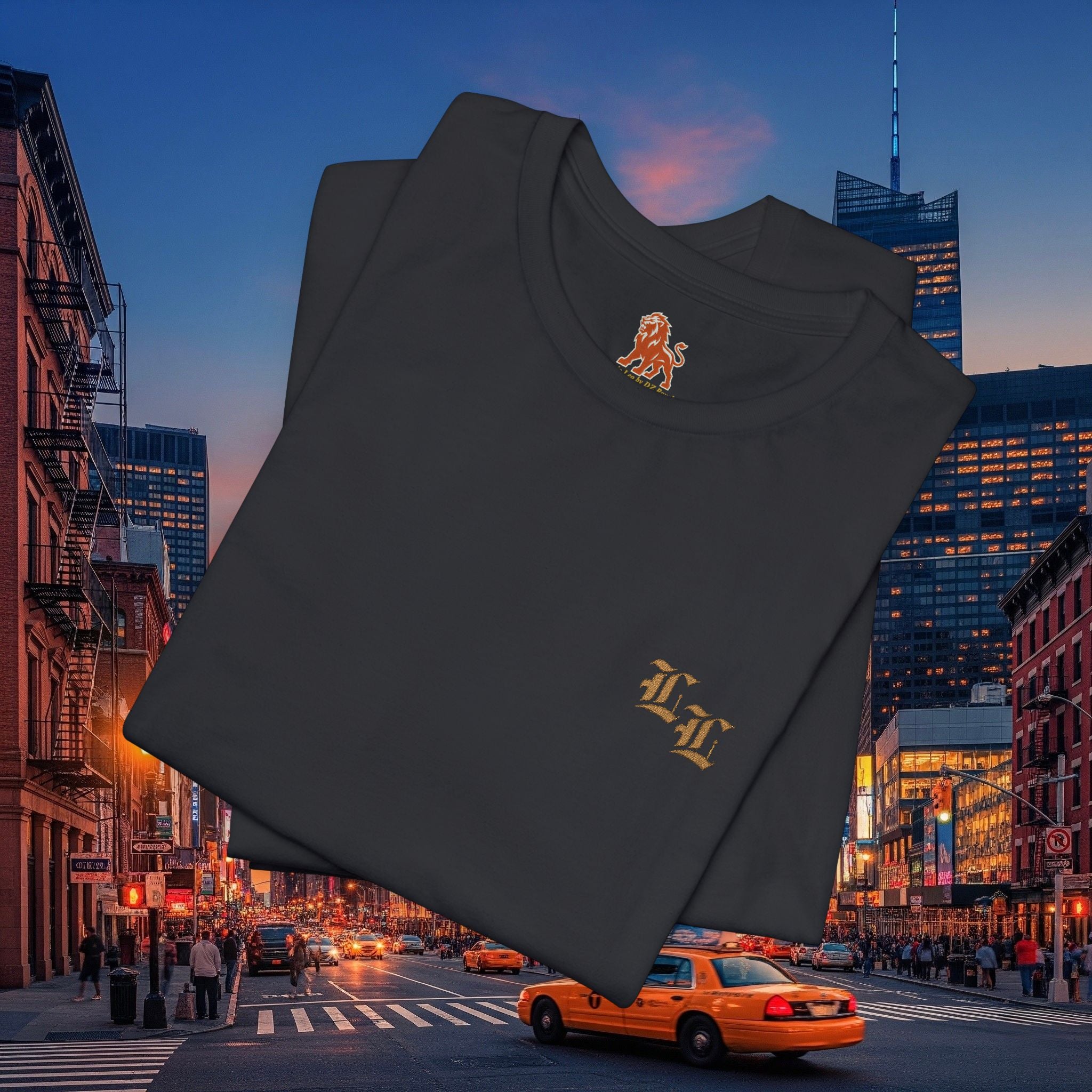 Legio Leo by DZ Royal Embroidery Tee | Old English Font Design