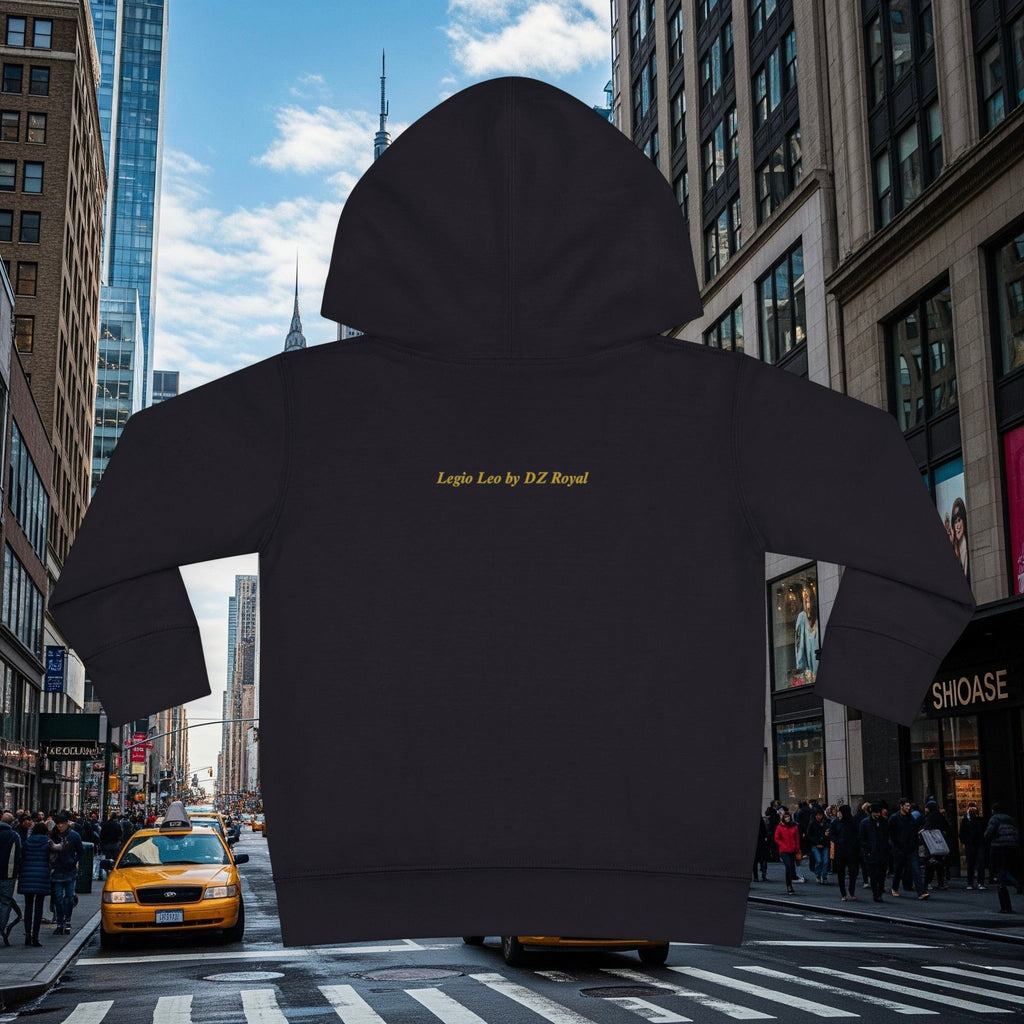 Legio Leo’s Toddler Pullover Fleece Hoodie (Grown Lion)