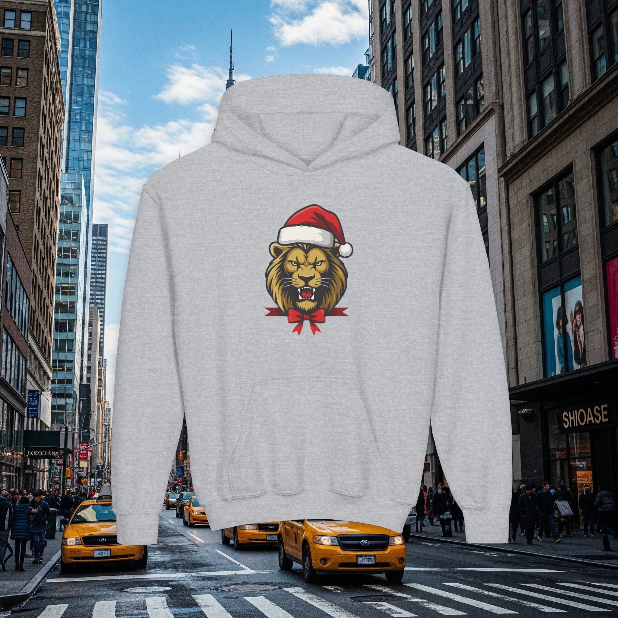 Christmas Legio Leo’s Youth Hoodie (Grown Lion)