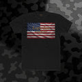 American Flag "Liberty" Tee — Vintage Patriotic Cotton T-Shirt