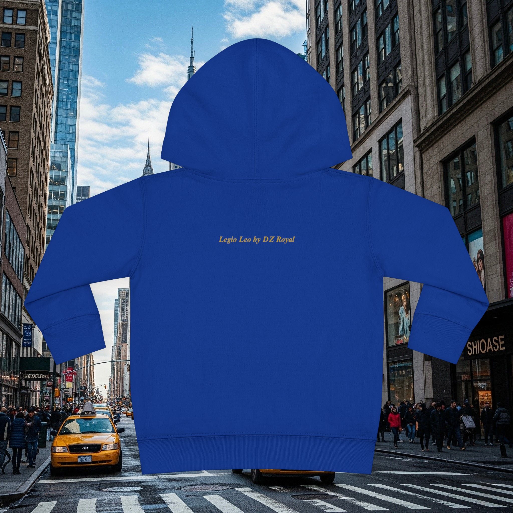 Legio Leo’s Toddler Pullover Fleece Hoodie (Grown Lion)