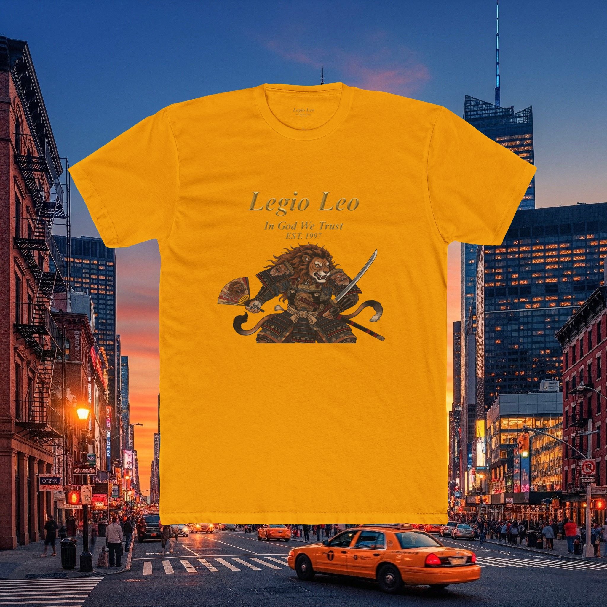 Legio Leo Samurai Warrior Cotton Crew Tee