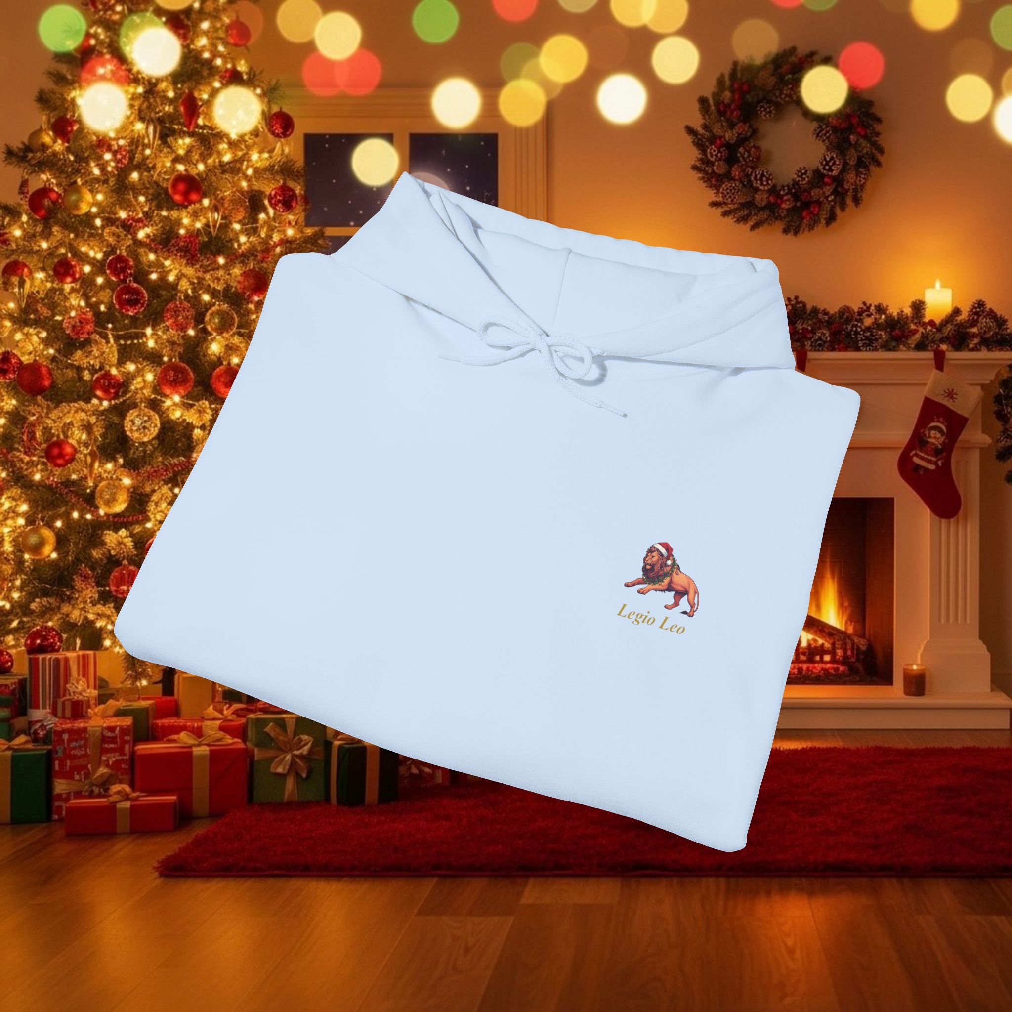Christmas Legio Leo by DZ Royal Cozy Unisex Hooded Sweatshirt