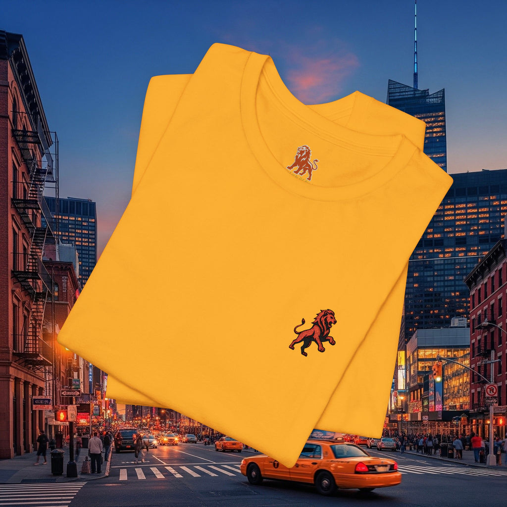 Classic Legio Leo by DZ Royal Tee — Legio Leo Embroidered Short Sleeve T-Shirt