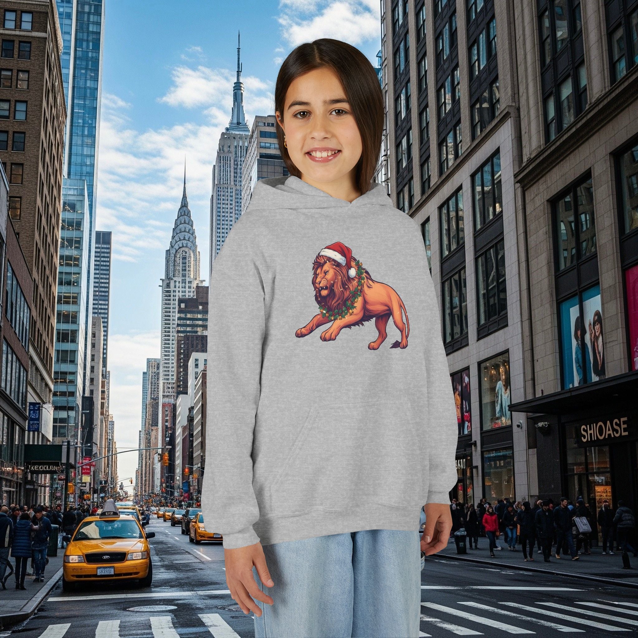 Christmas Legio Leo’s Youth Hoodie (Grown Lion)