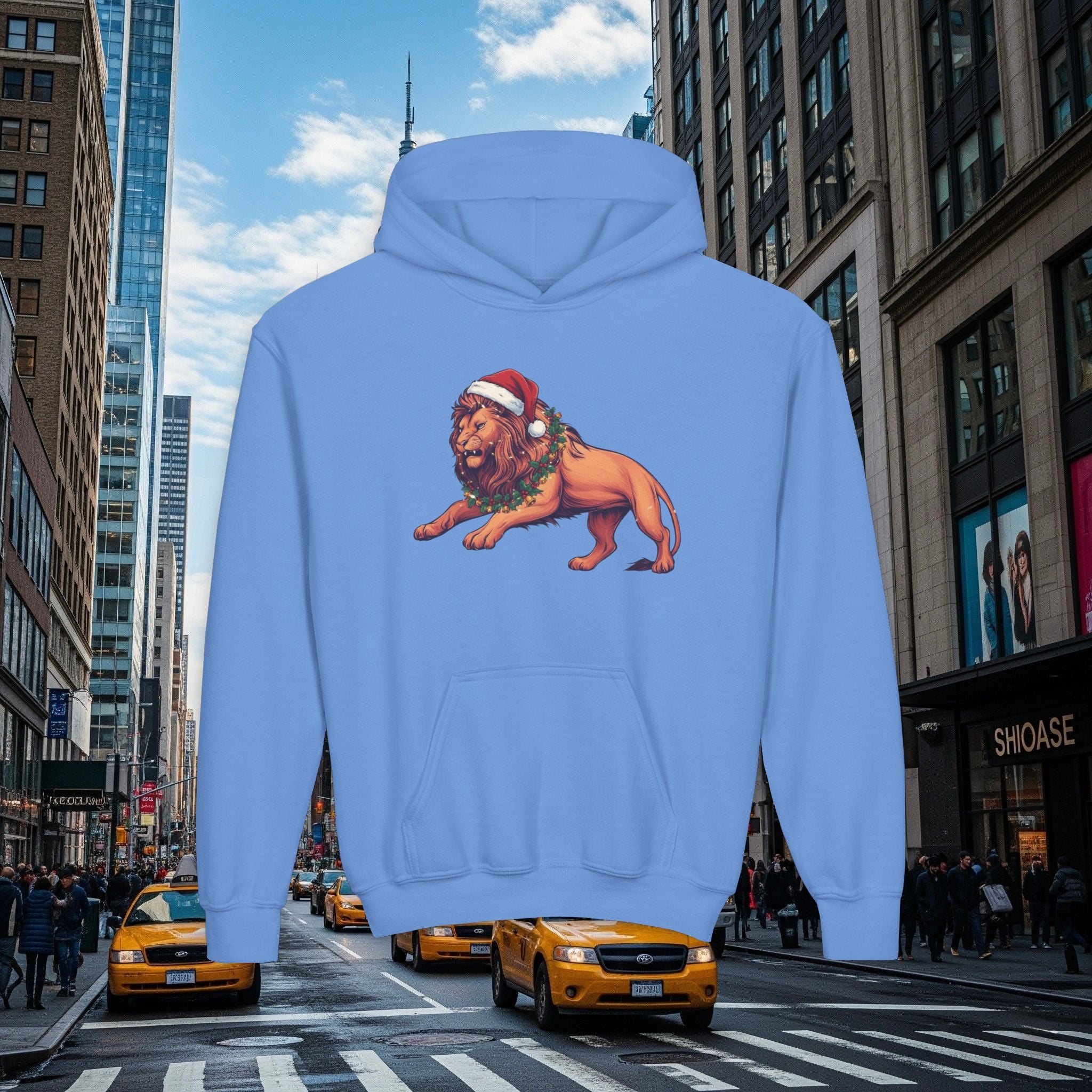 Christmas Legio Leo’s Youth Hoodie (Grown Lion)
