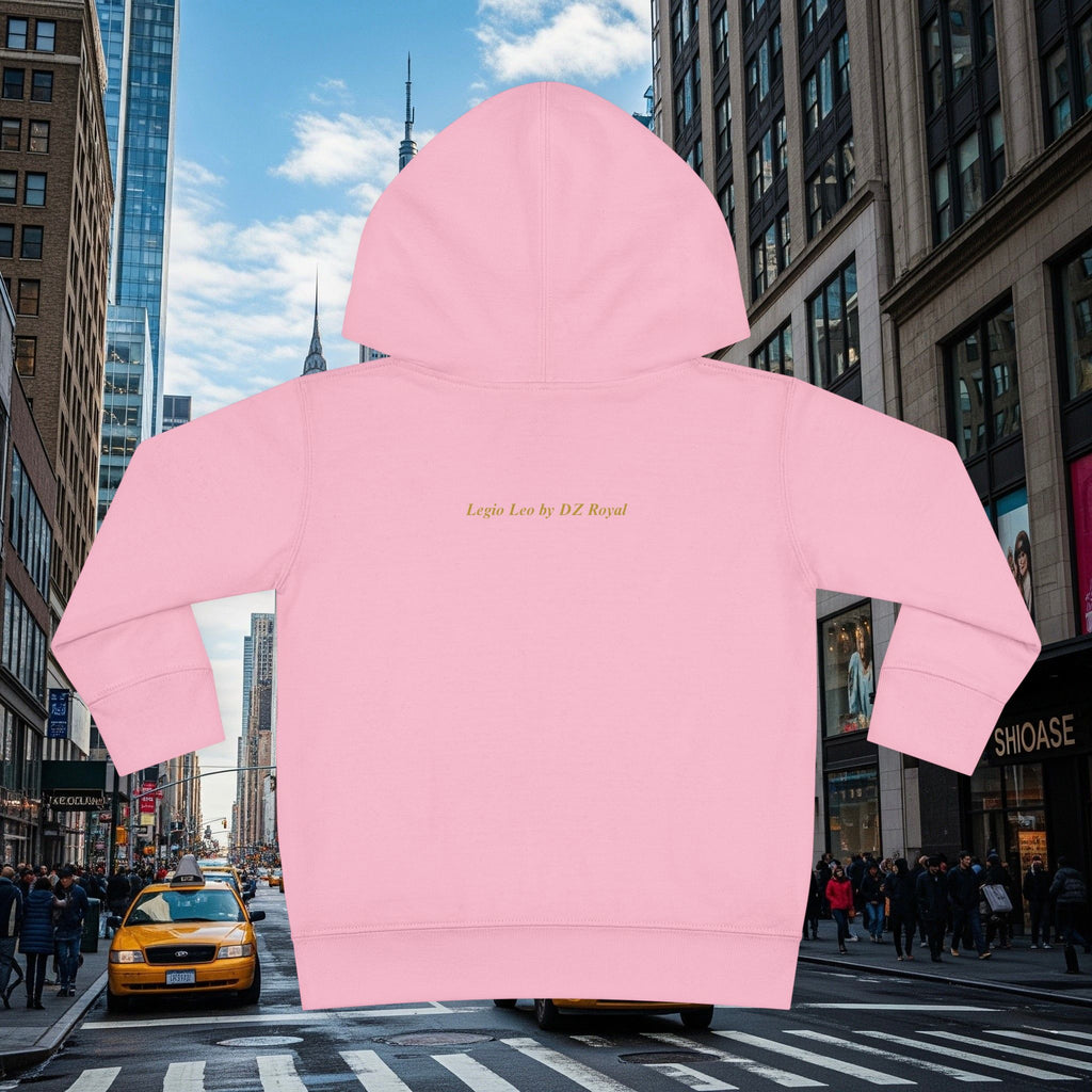 Legio Leo’s Toddler Pullover Fleece Hoodie (Grown Lion)