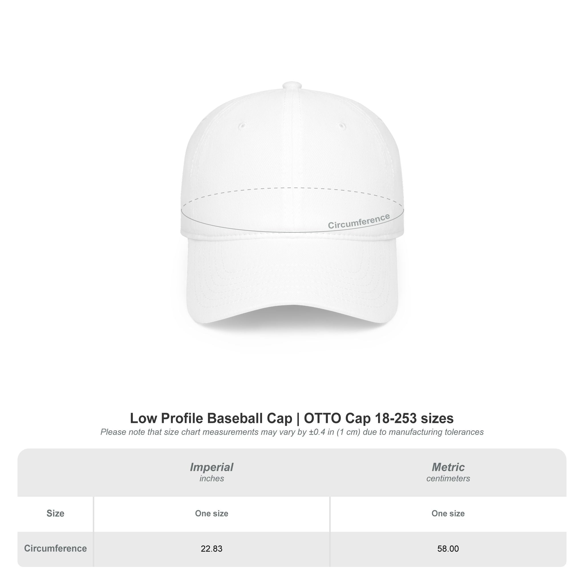 Low Profile Baseball Cap Old English 'LL' Embroidery