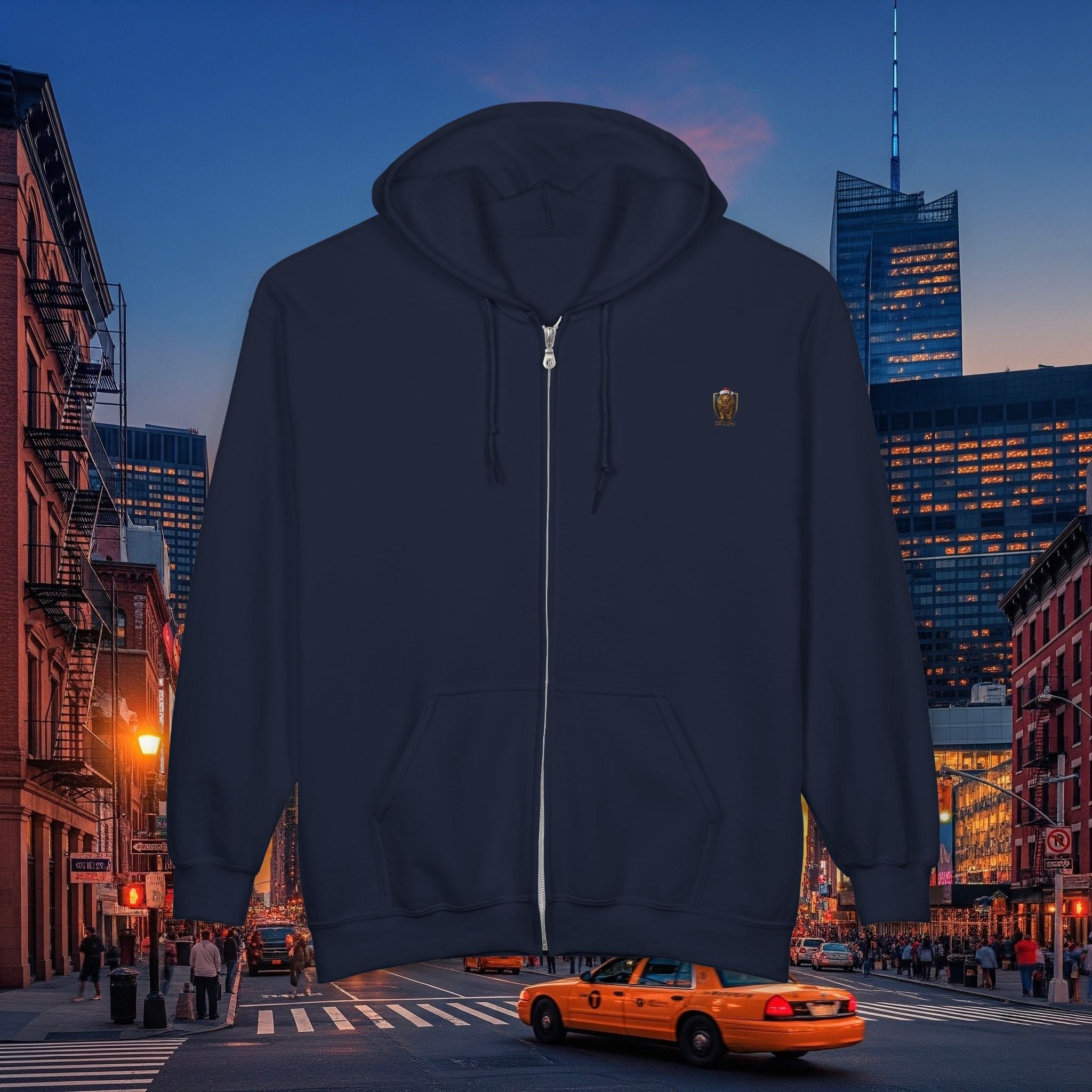 Christmas DZ Royal Zip Hoodie