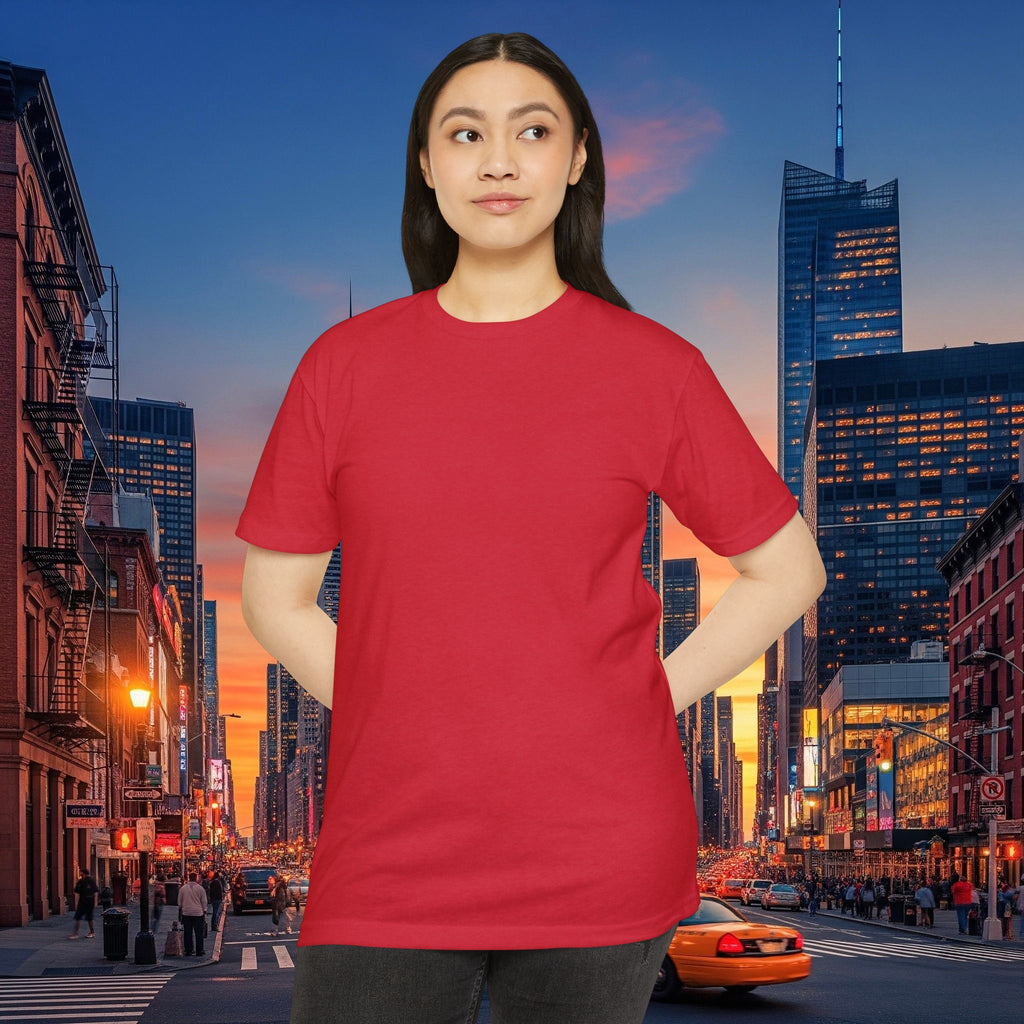 Classic Plain T‑Shirt — Unisex CVC Jersey Tee