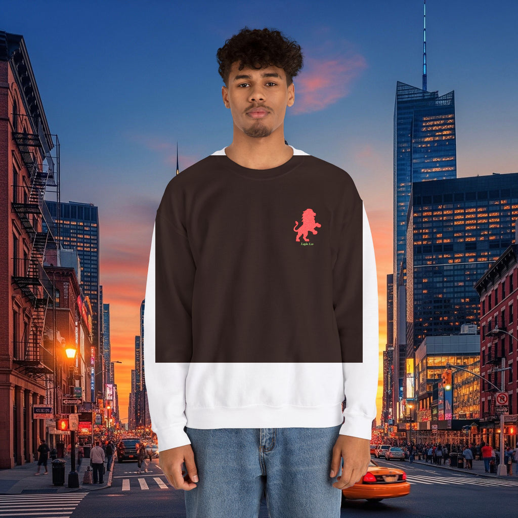 Legio Leo by DZ Royal Crewneck Sweatshirt | Mighty Lion Embroidered