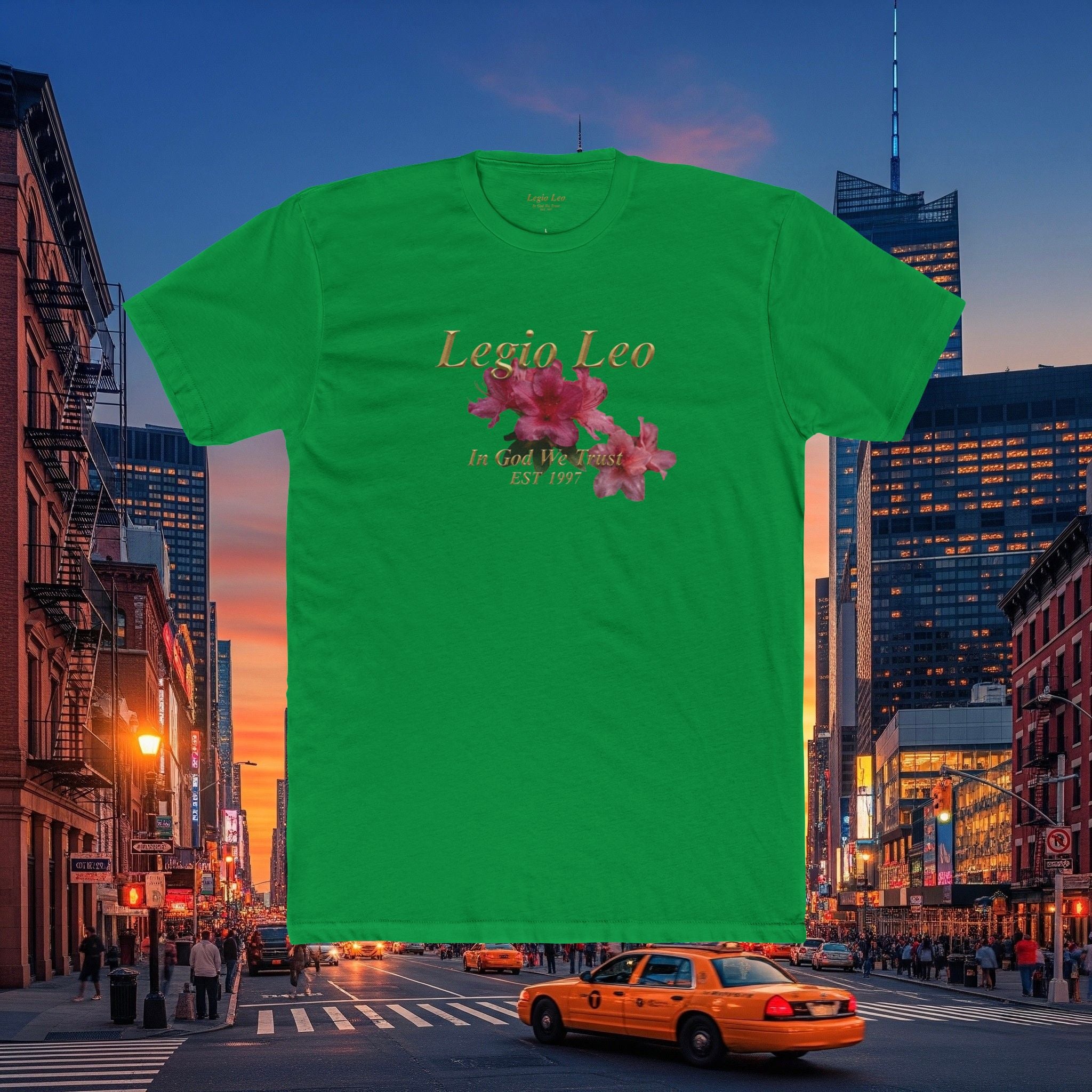 Floral Tee — "Legia Leo Azalea Flowers" Astrology Shirt