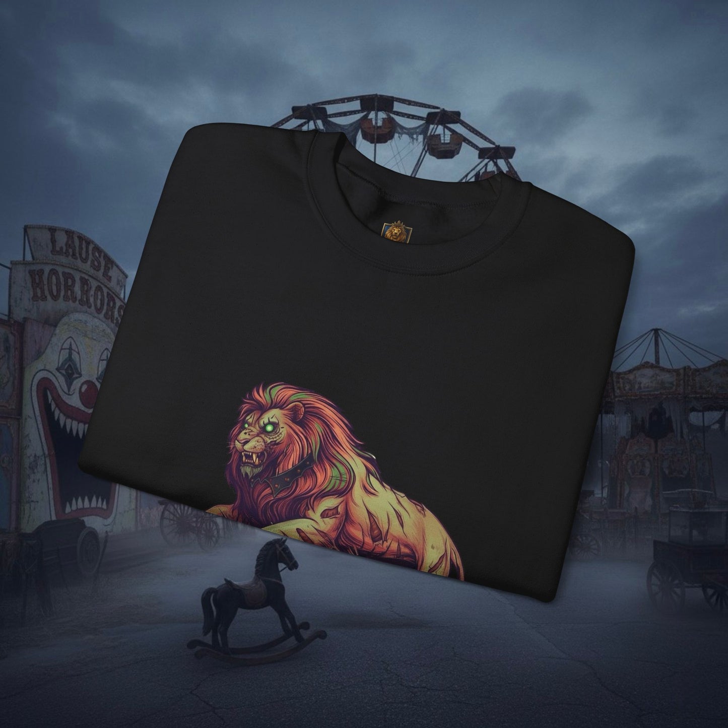 Undead Legio Leo by DZ Royal Crewneck Sweatshirt (Halloween Edition)