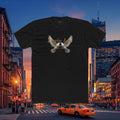 Crew Tee — 'Peaceful' Dove Graphic Cotton T‑Shirt