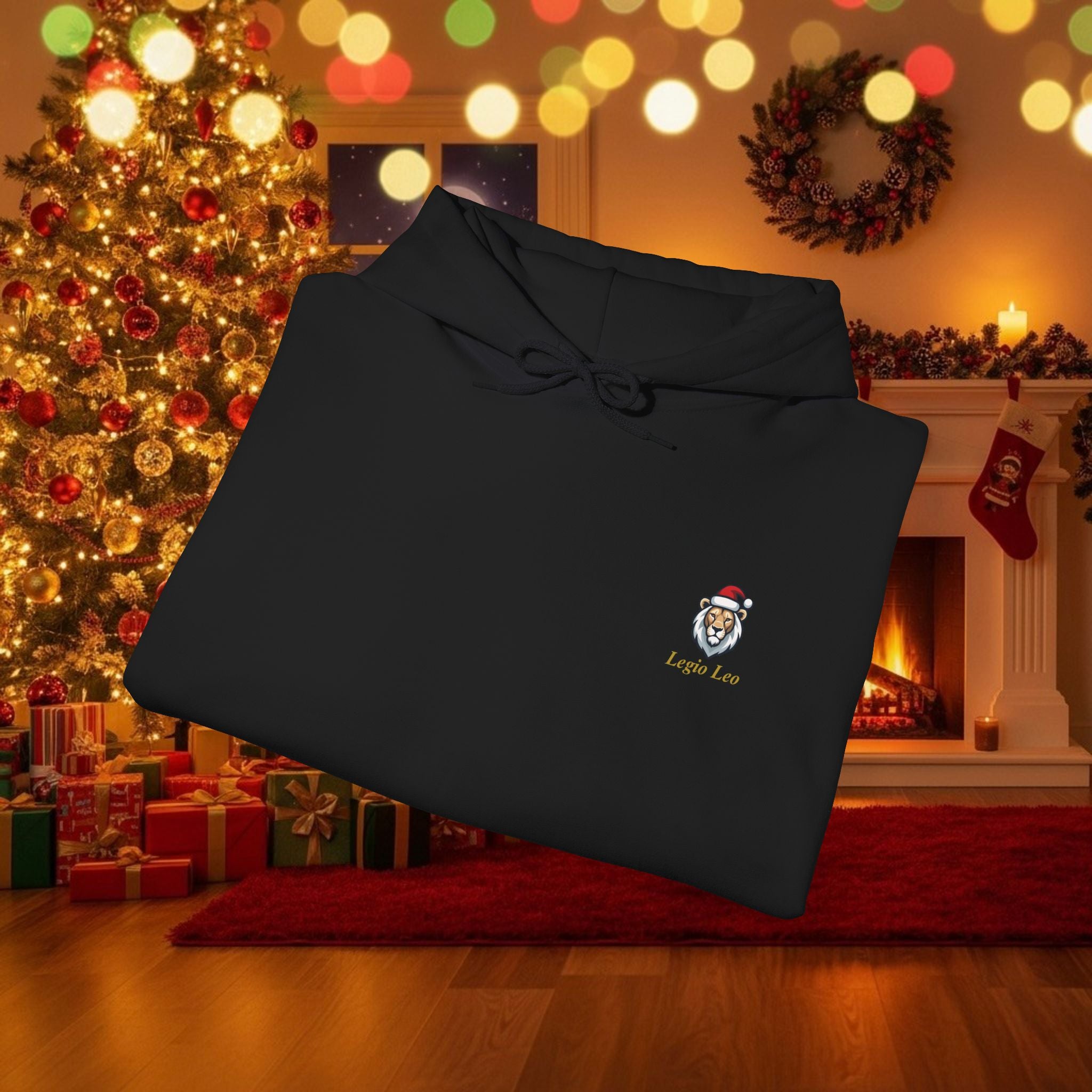Christmas Legio Leo by DZ Royal Cozy Unisex Hooded Sweatshirt