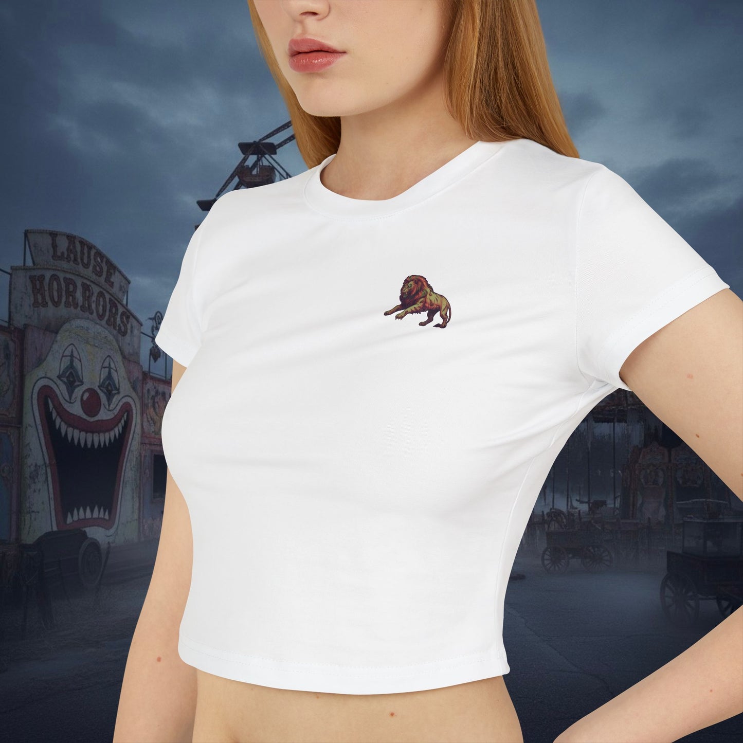 Undead Legio Leo by DZ Royal Women's Baby Tee (Halloween Edition)