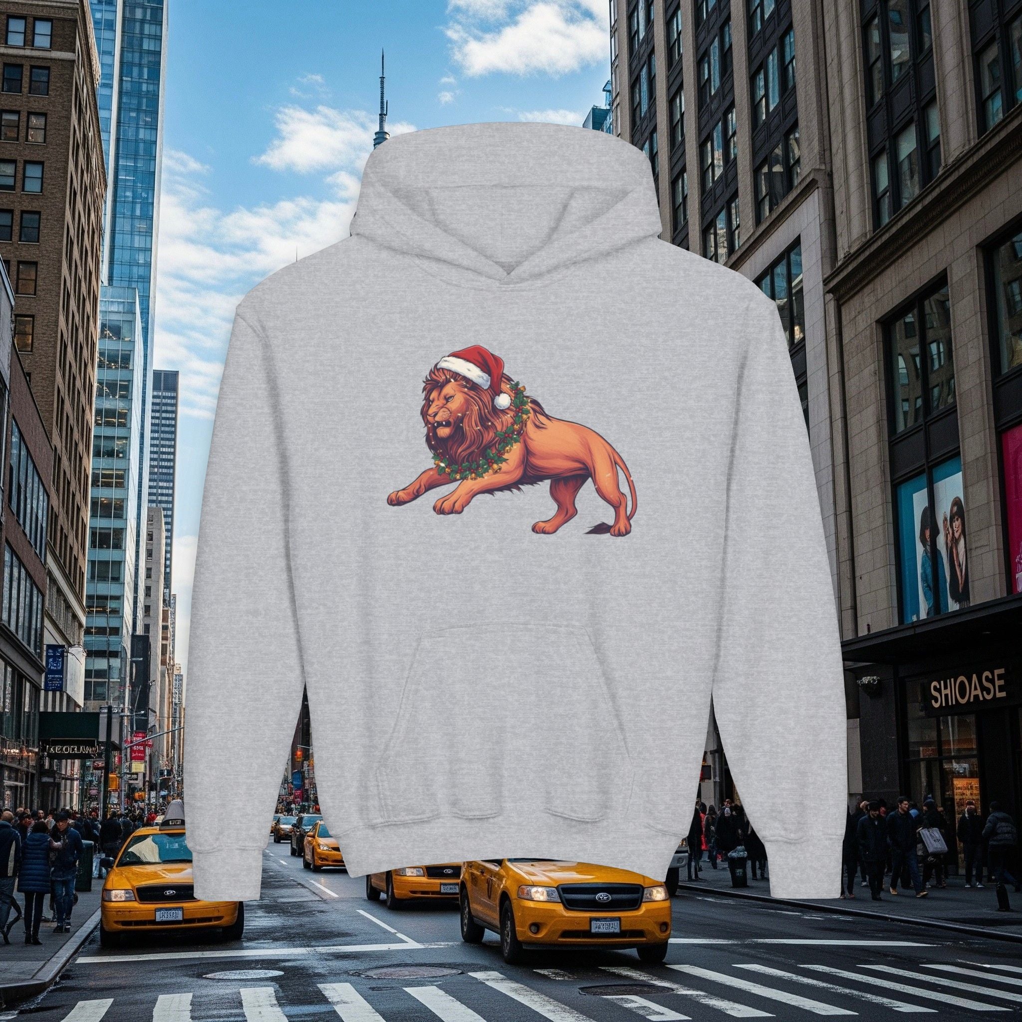 Christmas Legio Leo’s Youth Hoodie (Grown Lion)