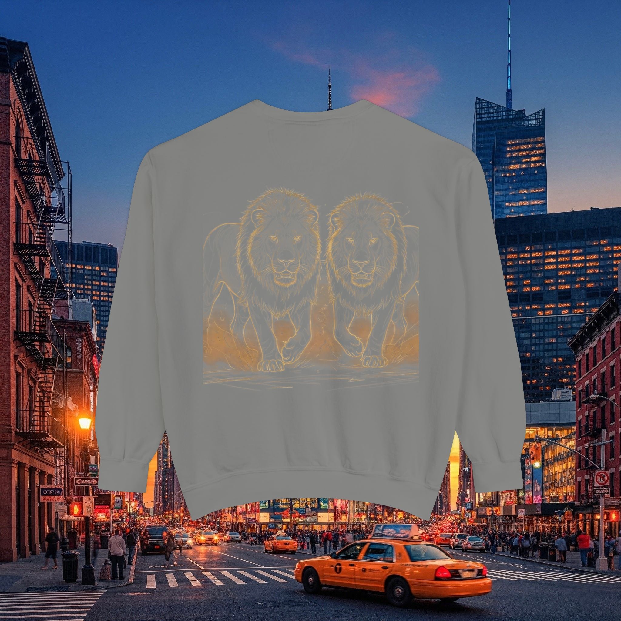 Legio Leo Sweatshirt – Minimal Gold Script Brothers 4 Life  Crewneck