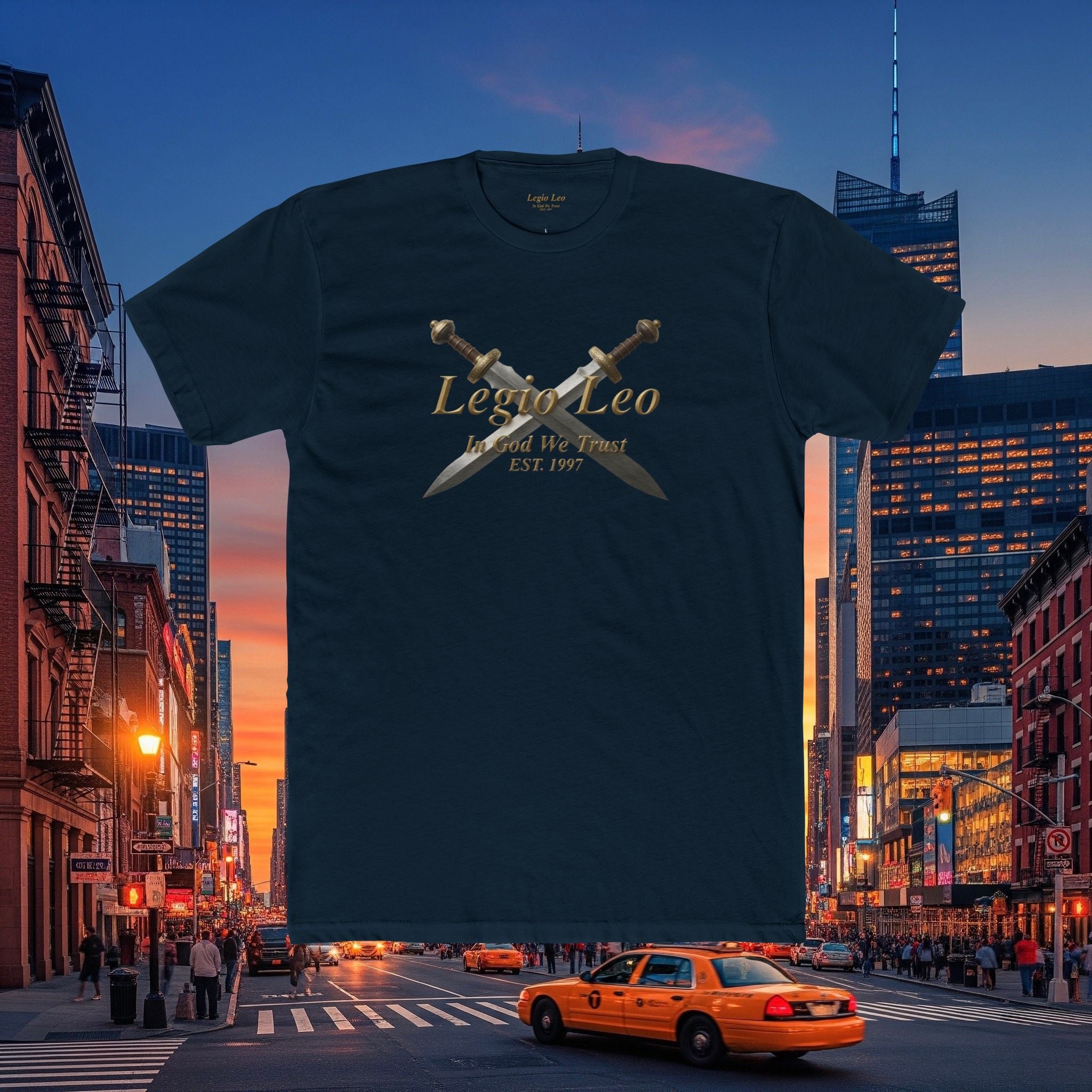 Gladius Tee — 'Roman Gladius' Crossed Swords Graphic Shirt