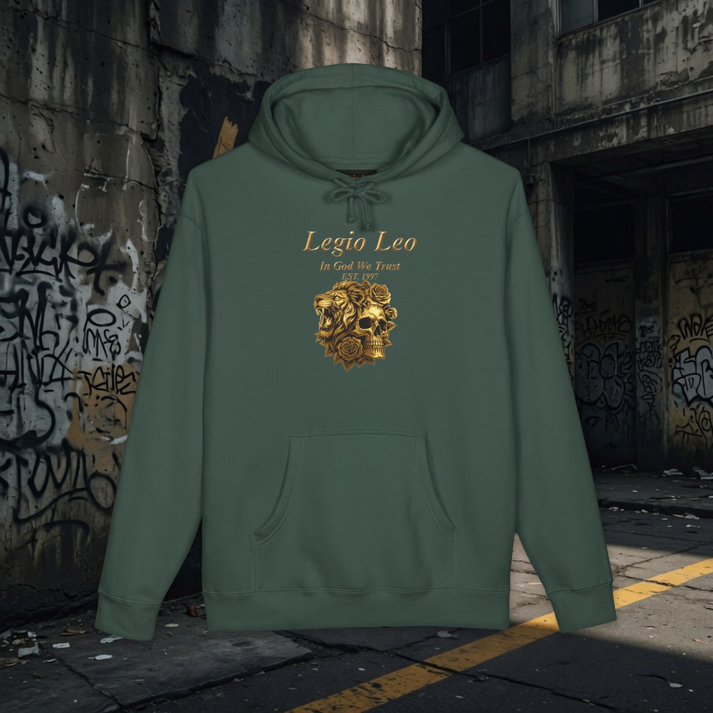 Legio Leo | Strength, Beauty & Death |Unisex Heavyweight Hooded Sweatshirt