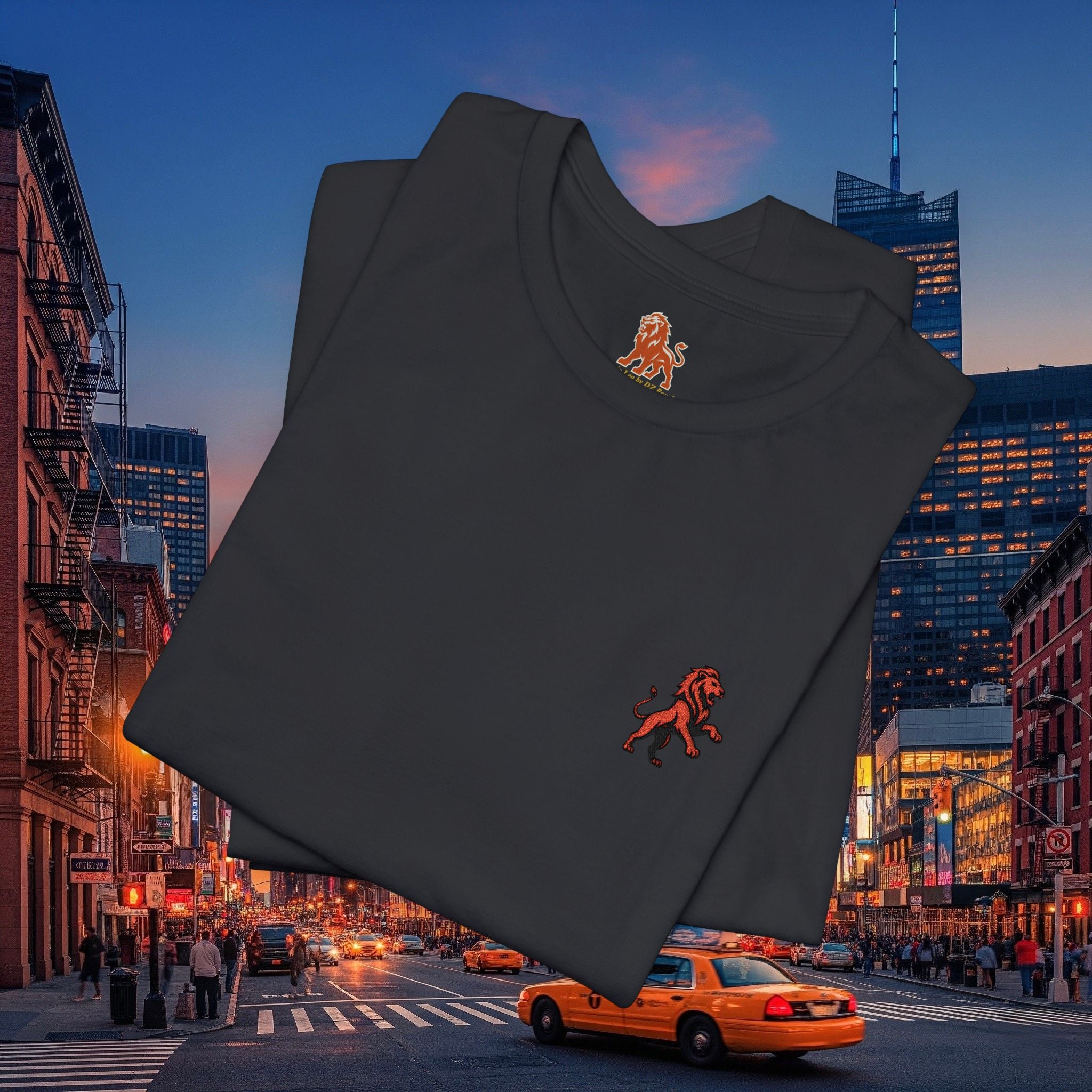 Classic Legio Leo by DZ Royal Tee — Legio Leo Embroidered Short Sleeve T-Shirt