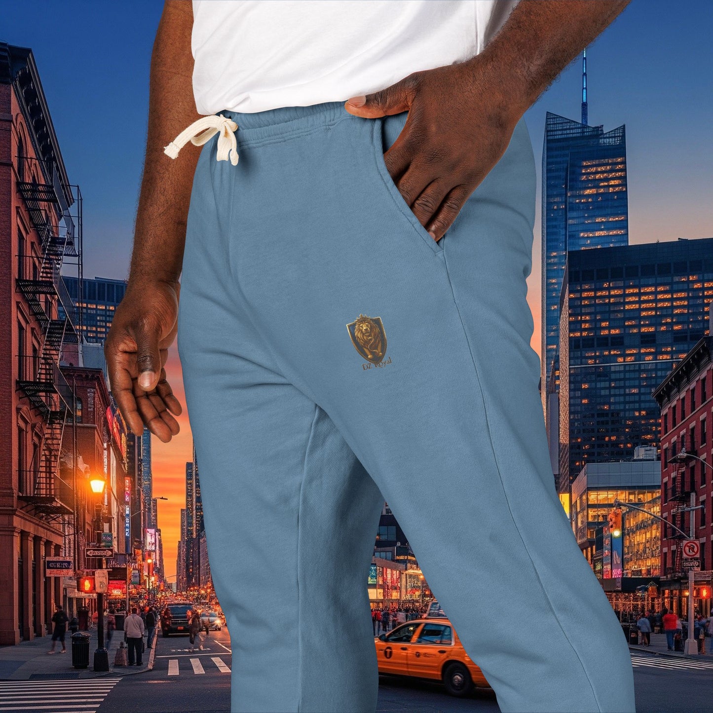 DZ Royal Cozy Garment-Dyed Fleece Sweatpants