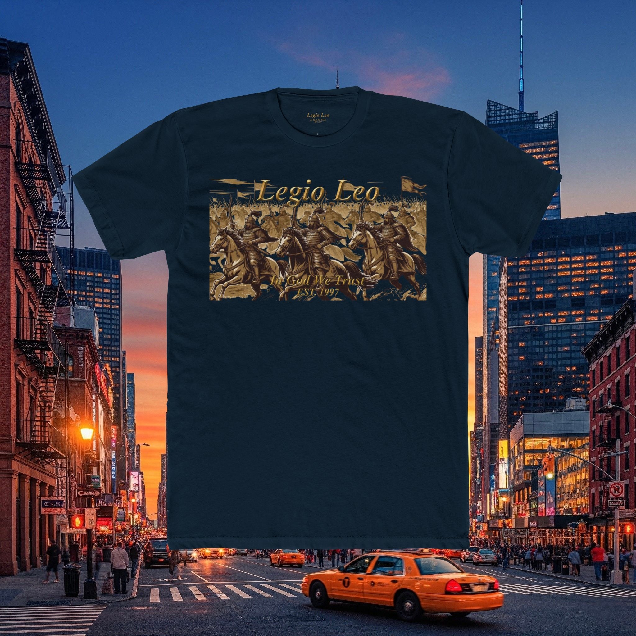 Legio Leo Cavalry Graphic Tee | Ancient Warrior Design