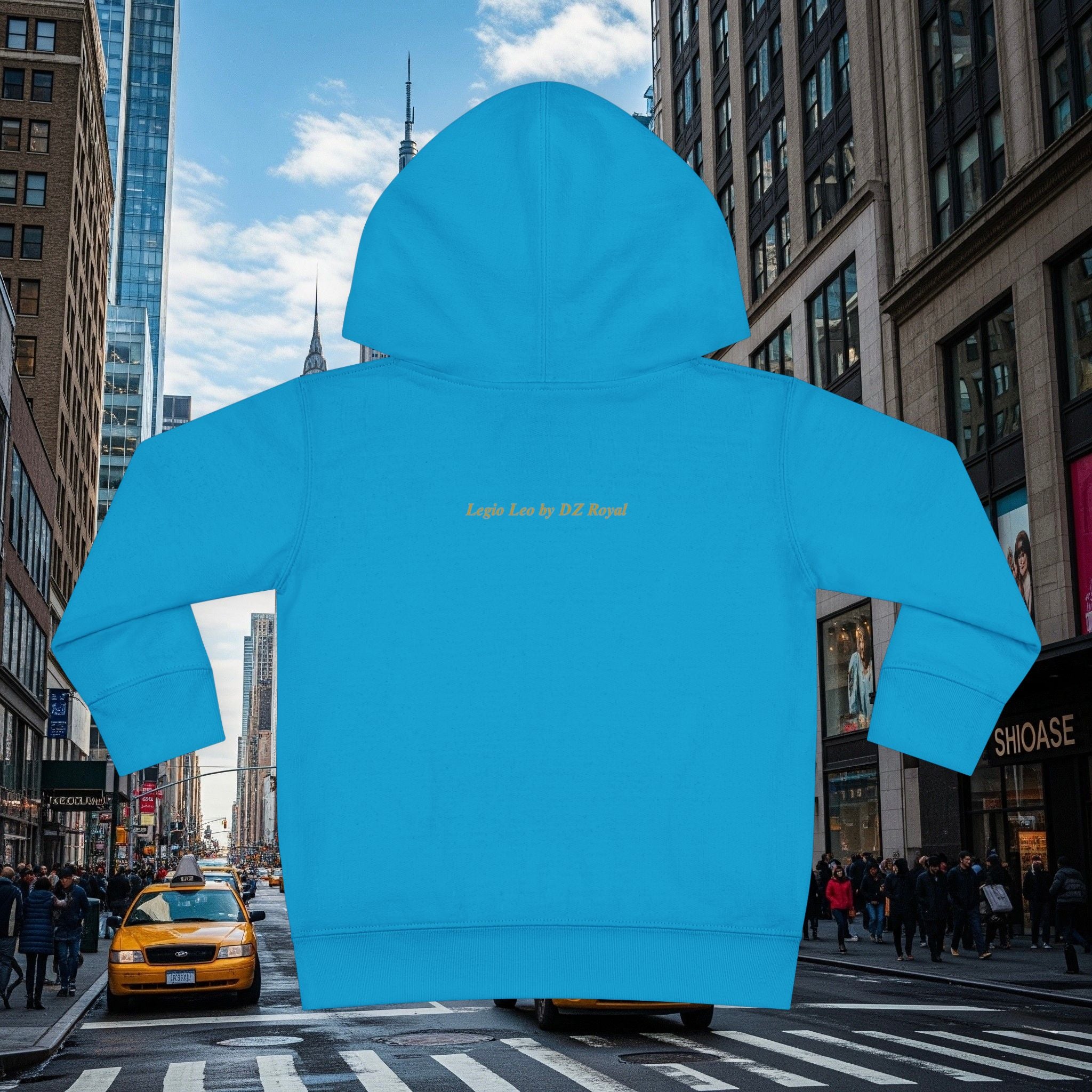 Legio Leo’s Toddler Pullover Fleece Hoodie (Grown Lion)